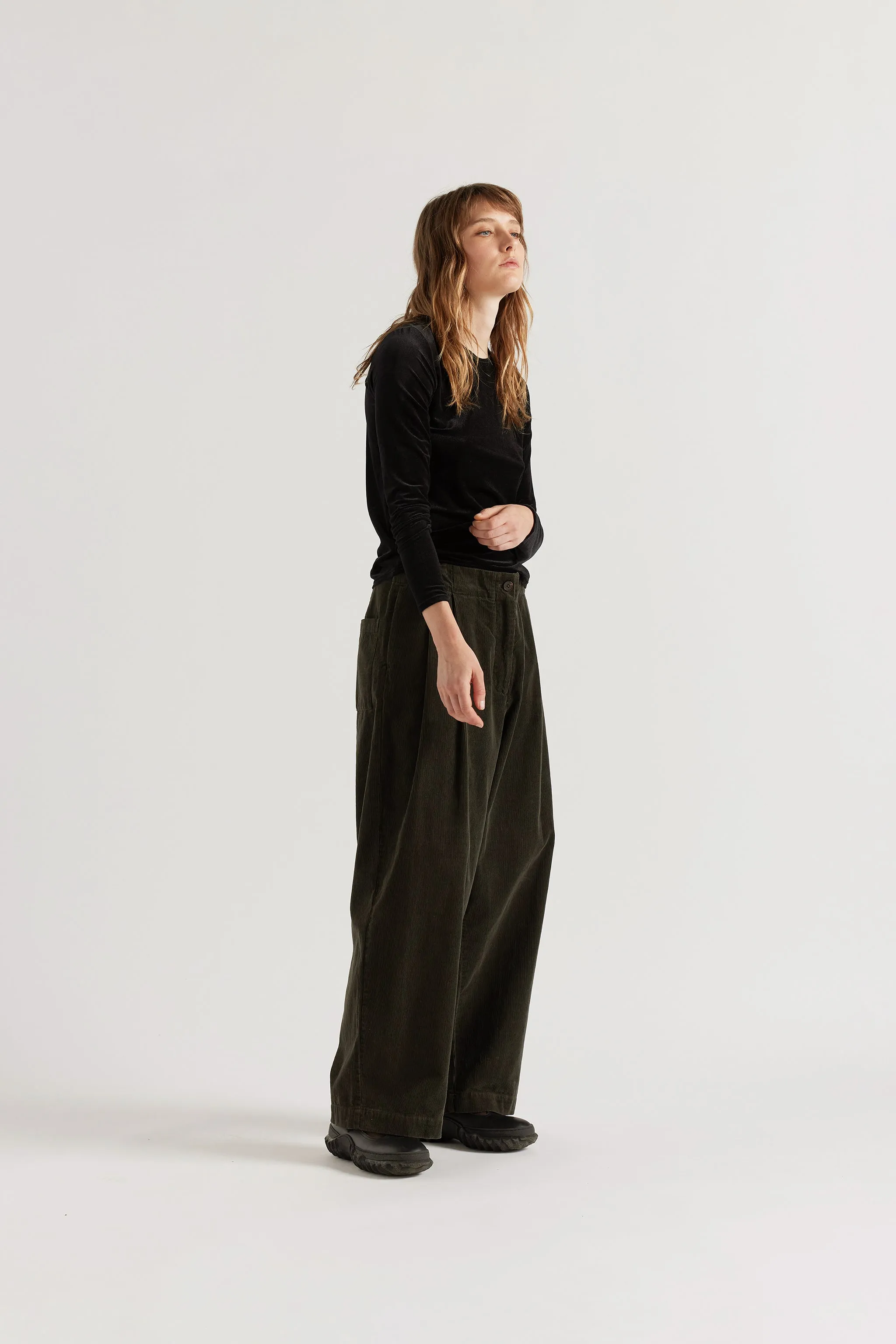 Willow Cord Pant Brown sold by Kloke