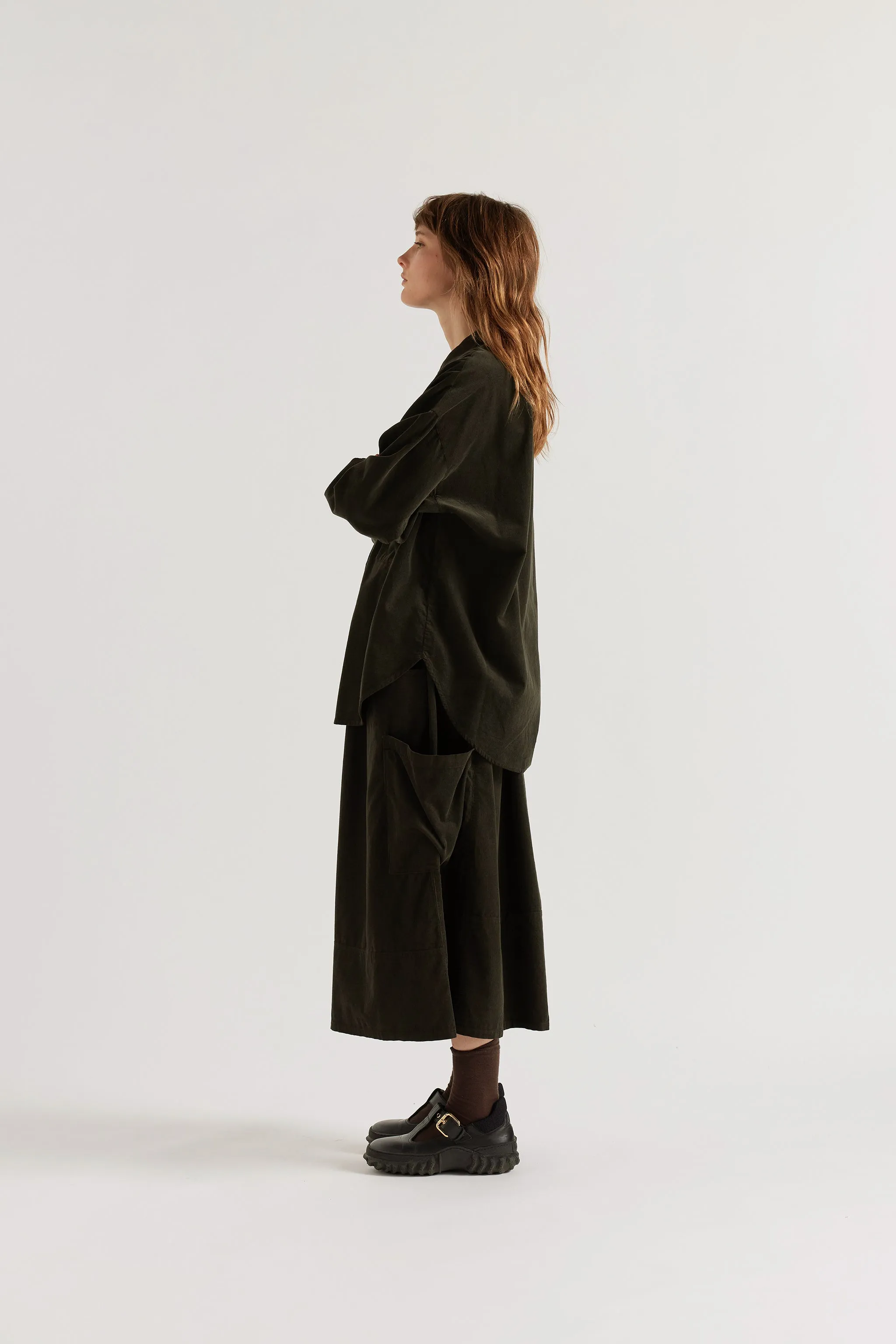 Fleeting Cord Skirt Brown sold by Kloke product image thumbnail 4