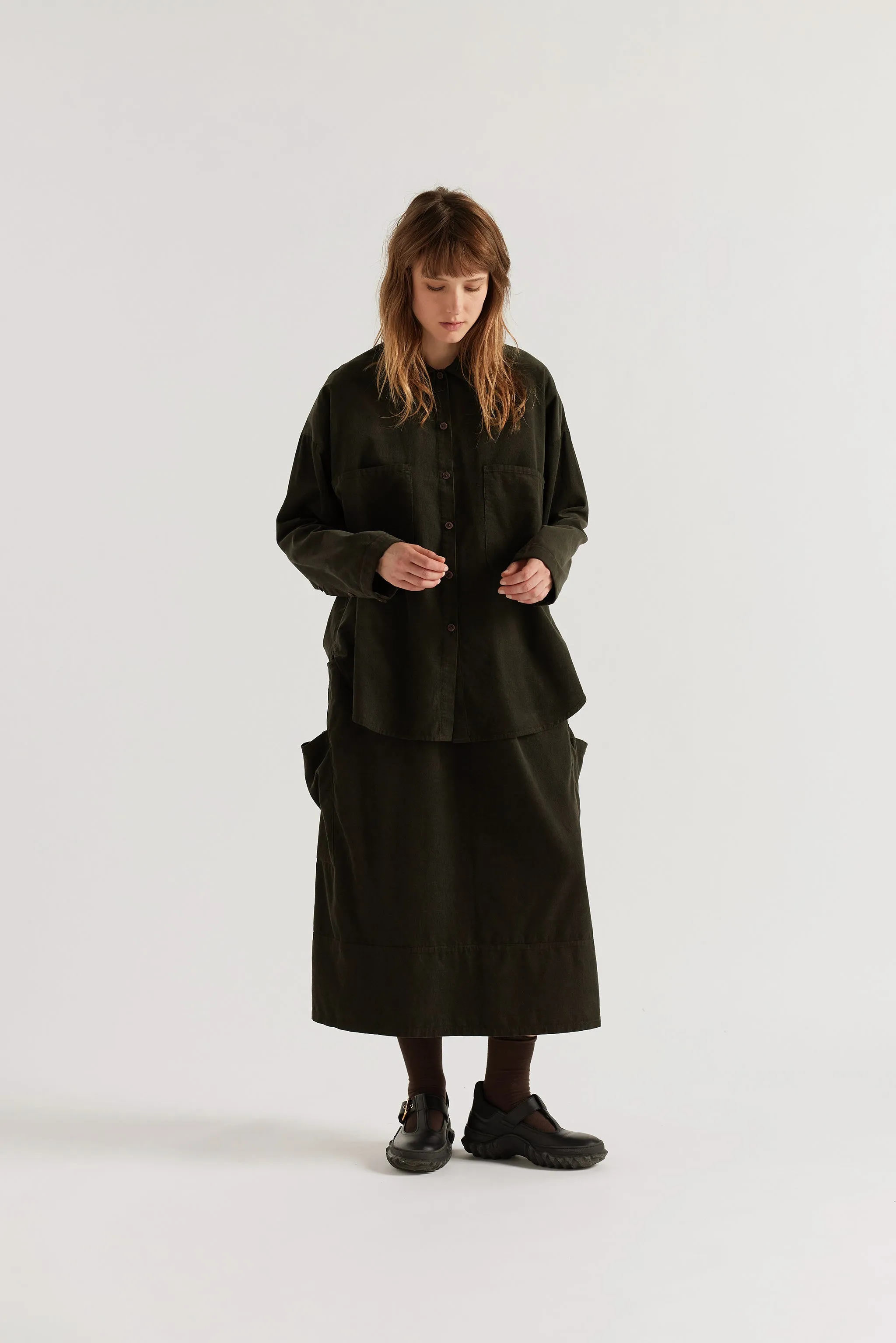 Fleeting Cord Skirt Brown sold by Kloke product image thumbnail 2