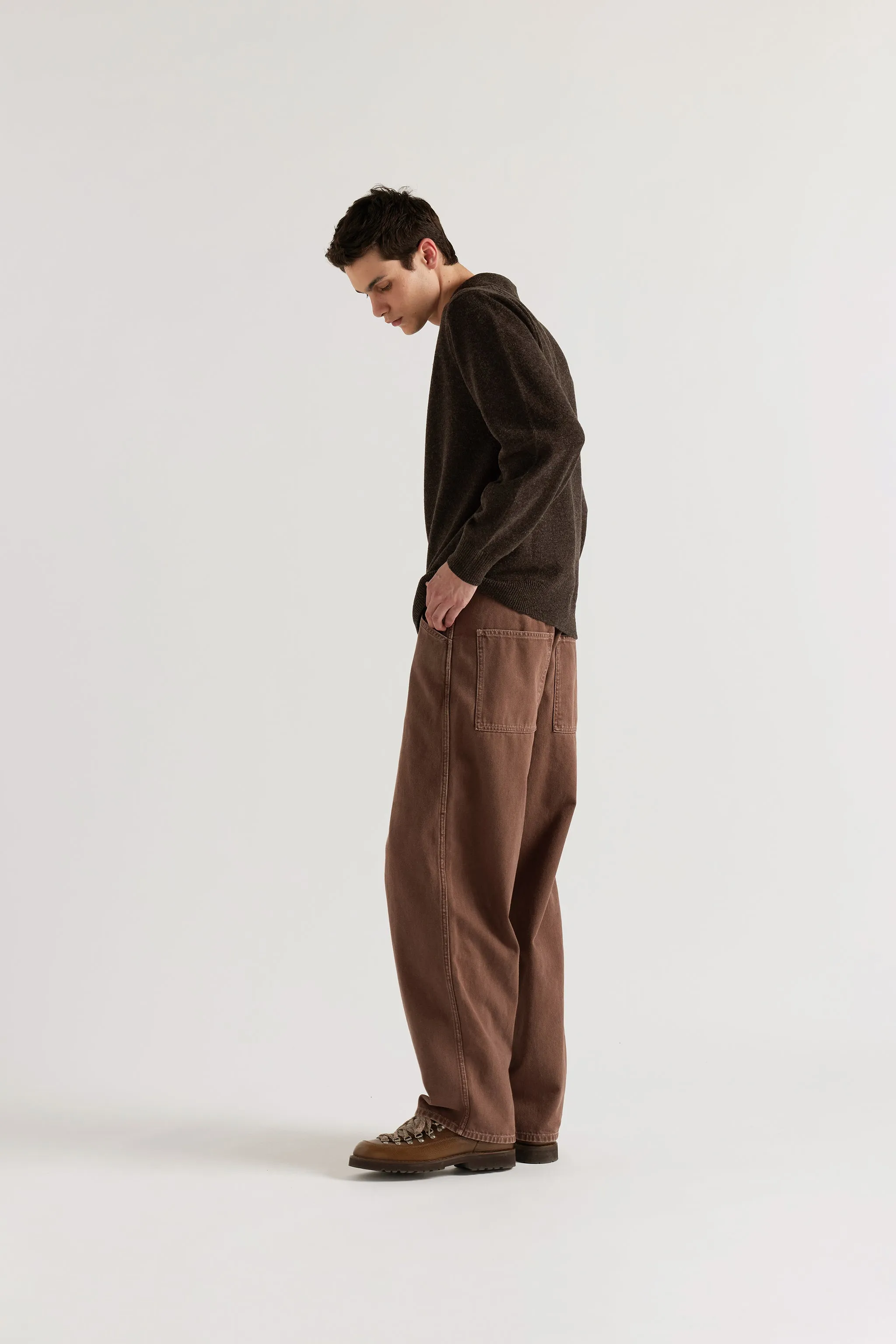 Ash Collared Knit Coffee sold by Kloke product image thumbnail 3