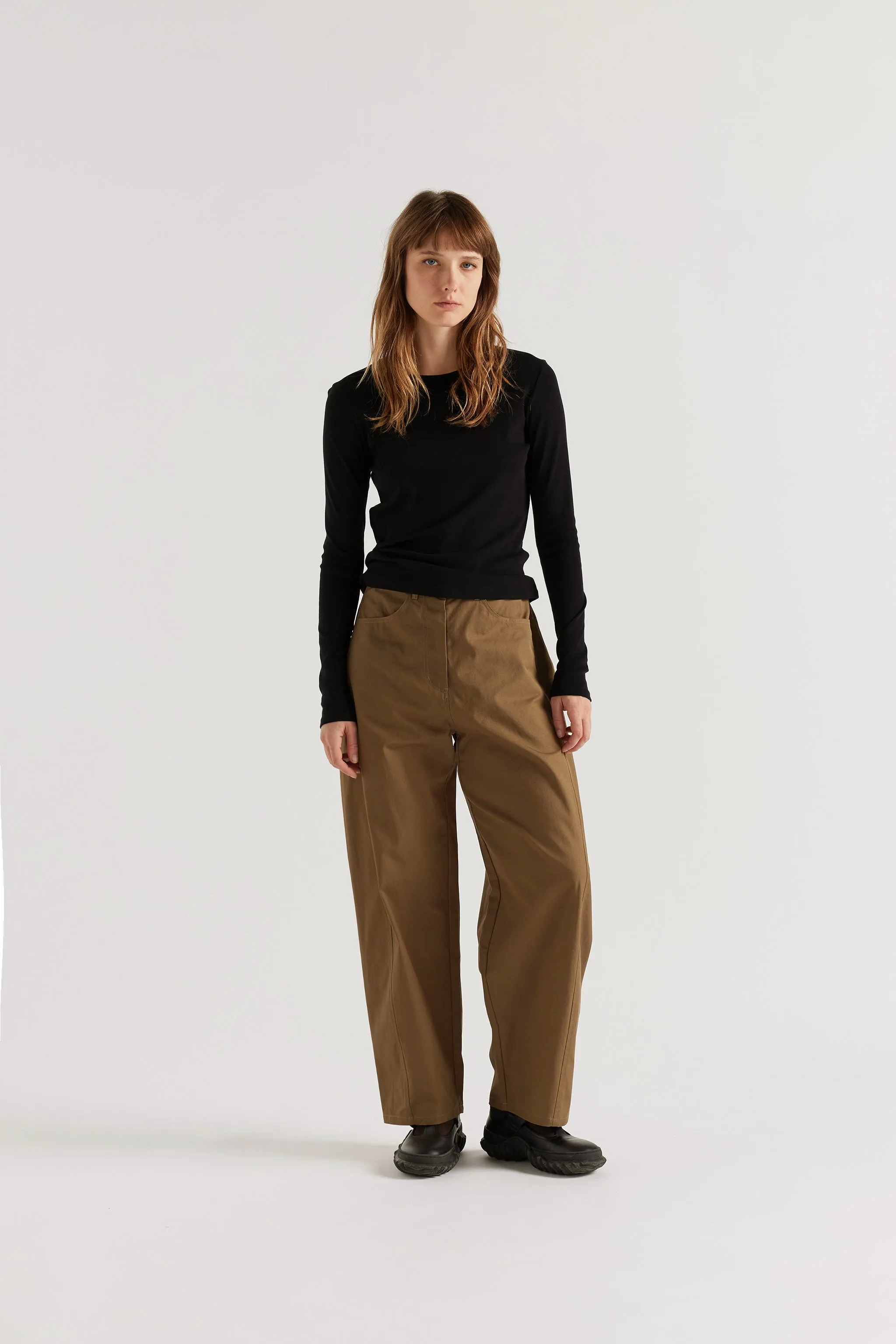Convex L/s Top Black sold by Kloke