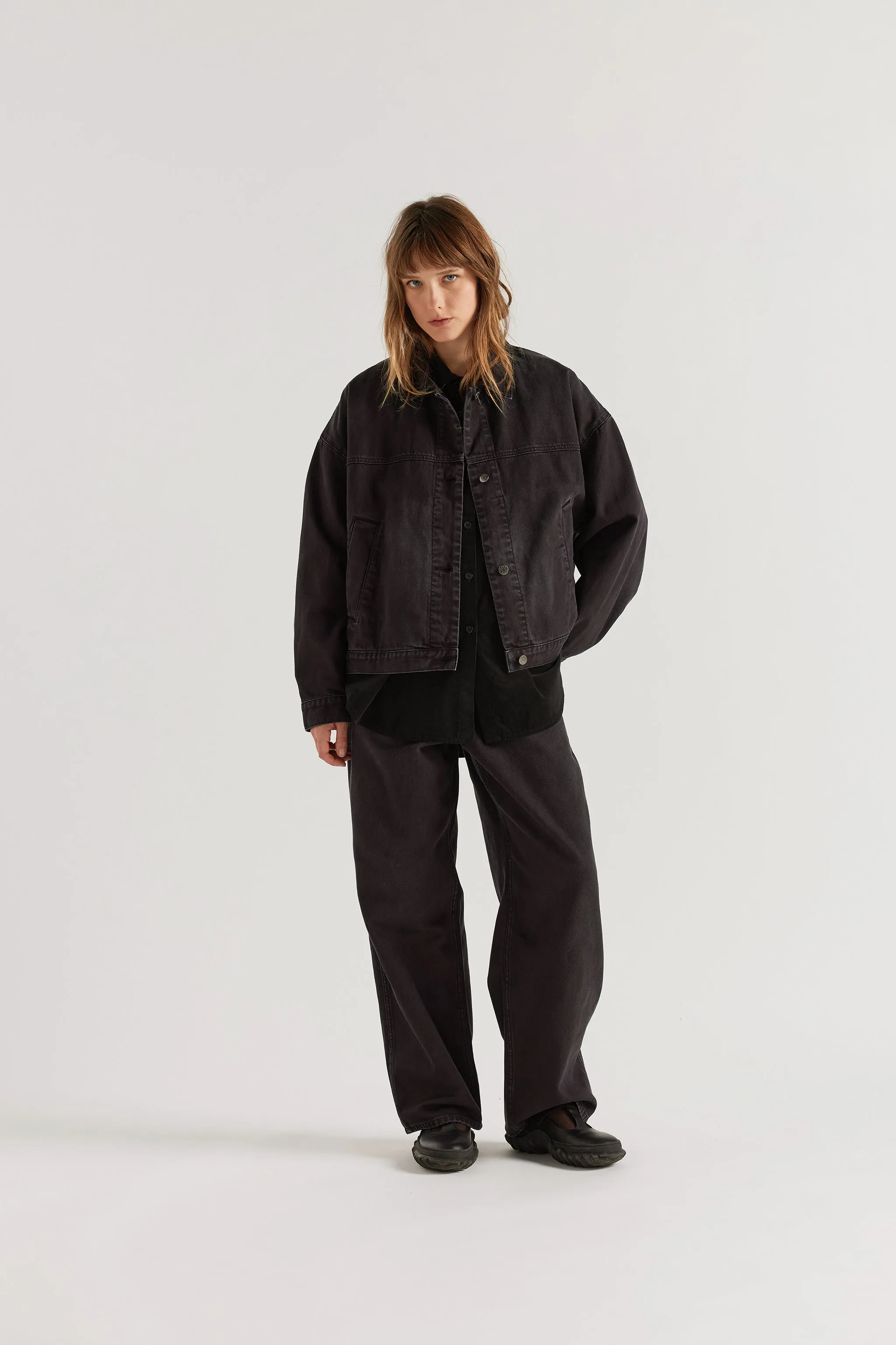 Halt Denim Jacket Black Fade sold by Kloke product image thumbnail 2
