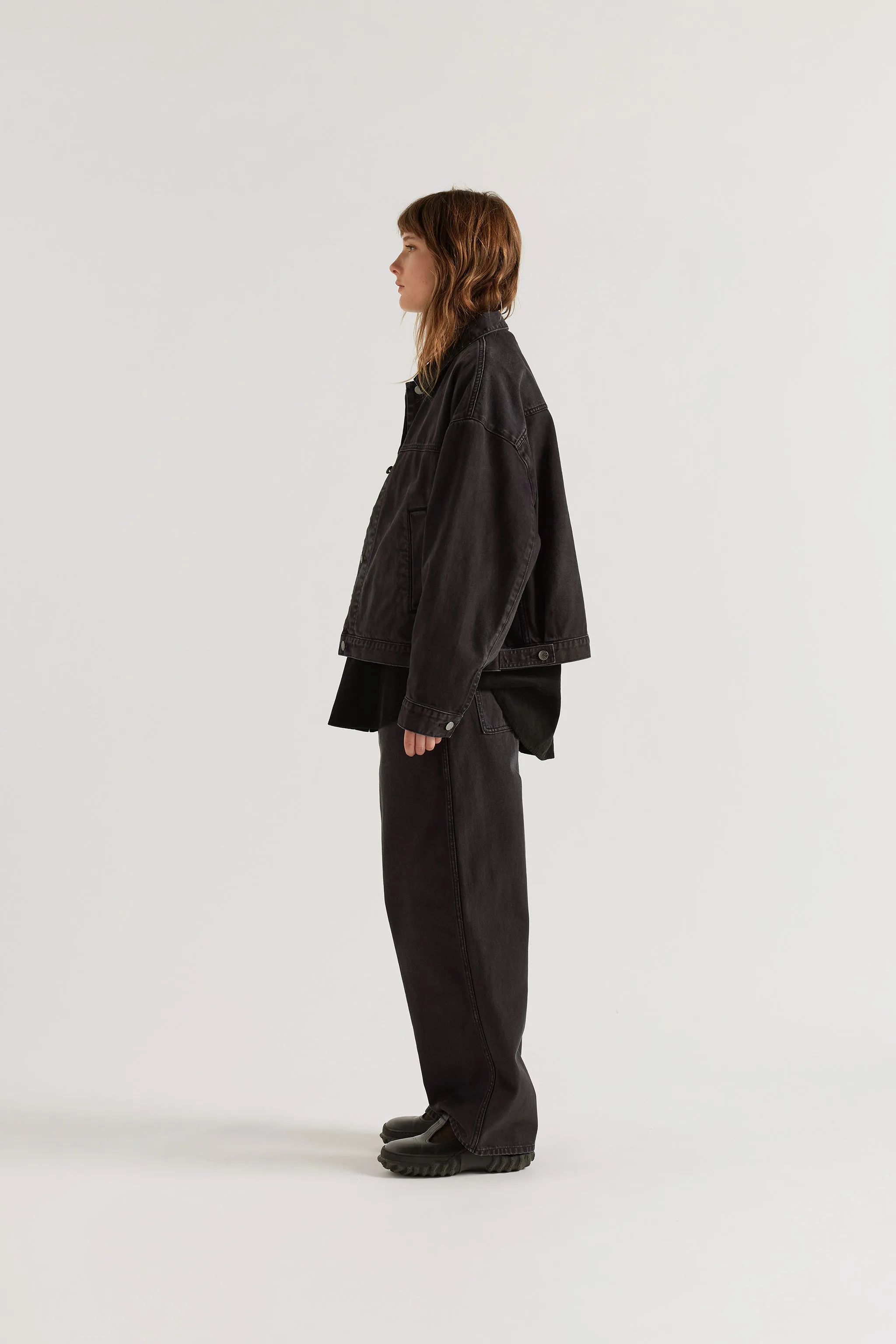 Halt Denim Jacket Black Fade sold by Kloke product image thumbnail 4