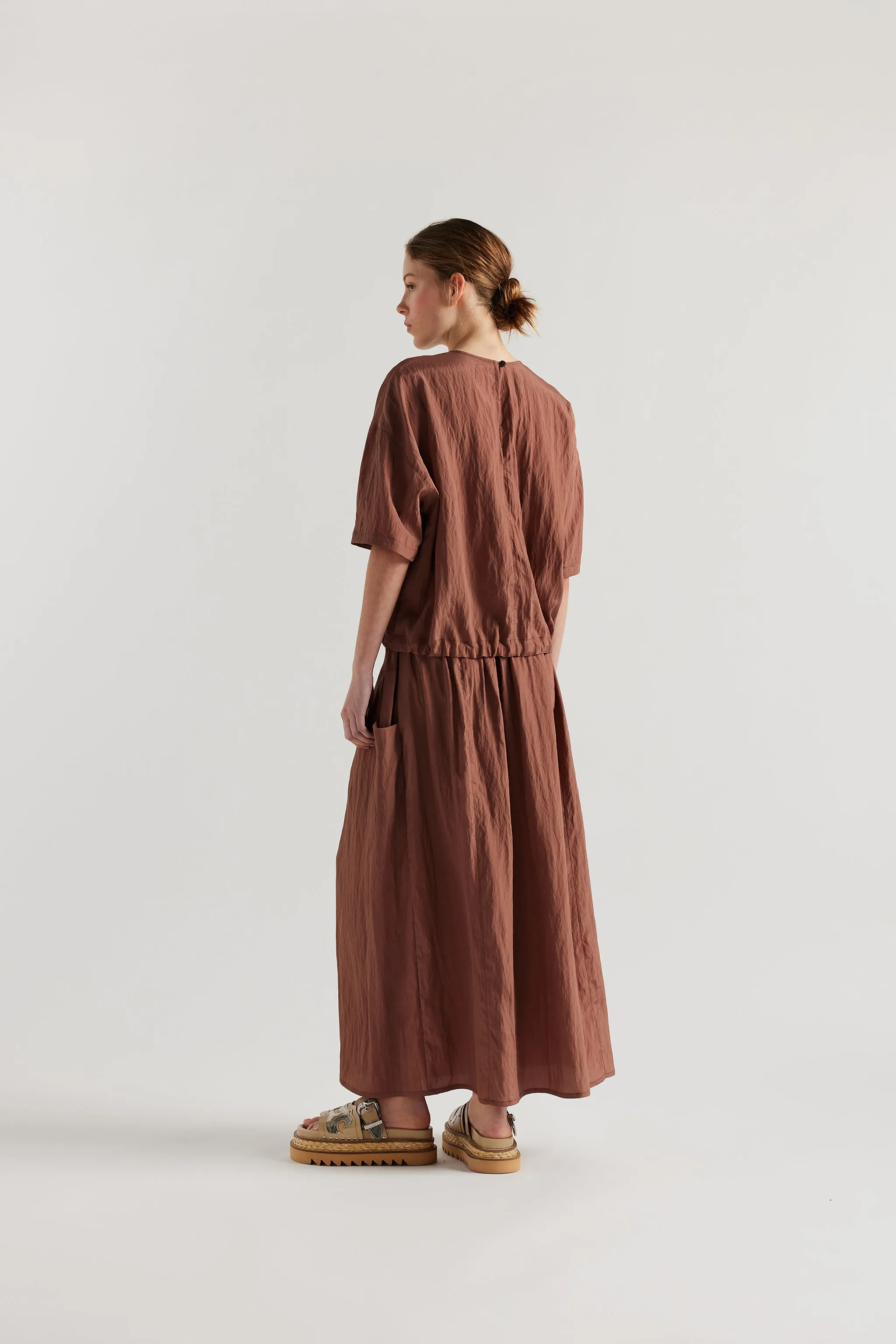 Calm Skirt Cocoa sold by Kloke product image thumbnail 4