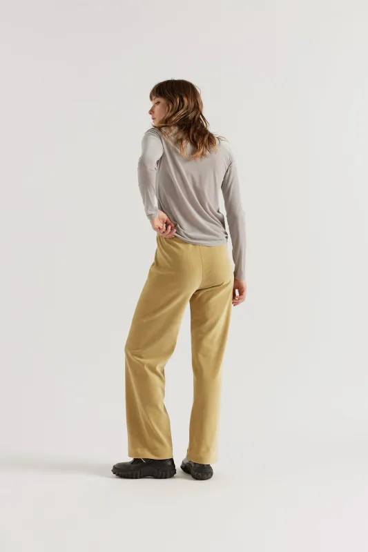 Sedate Lounge Pant Yellow made by Kloke