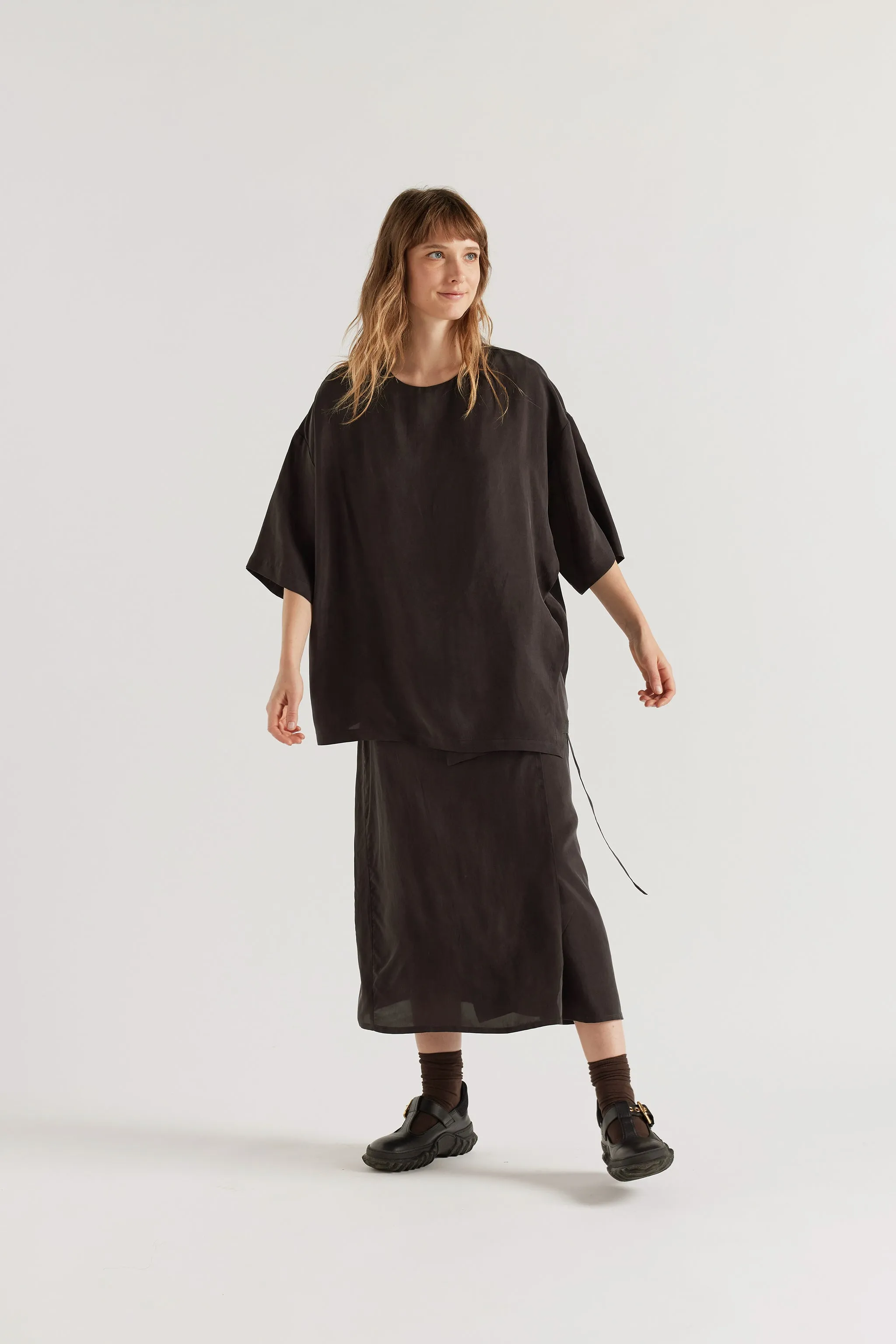 Purview Skirt Vintage Black sold by Kloke