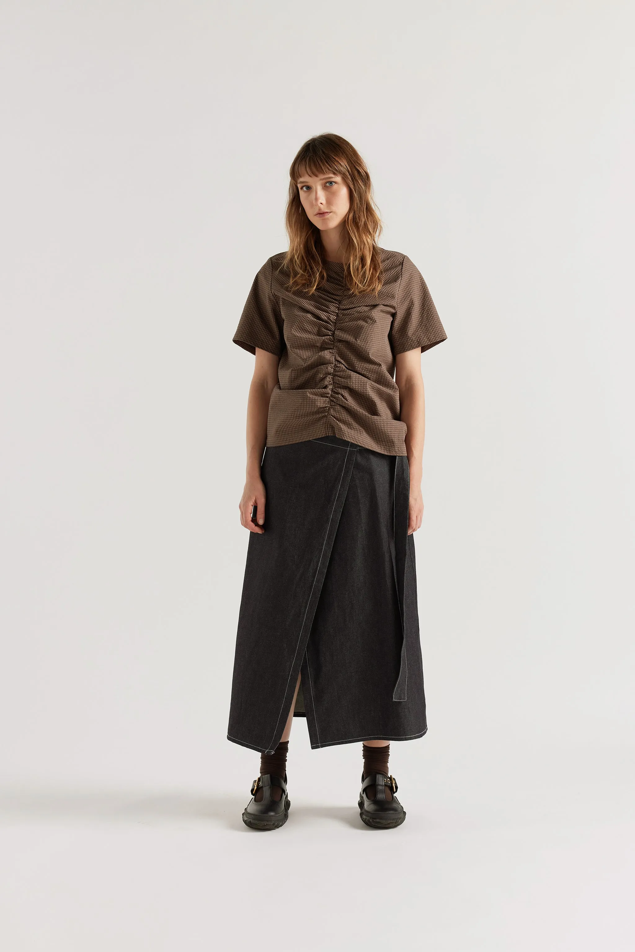 Vital Denim Skirt Dark Indigo sold by Kloke product image thumbnail 2