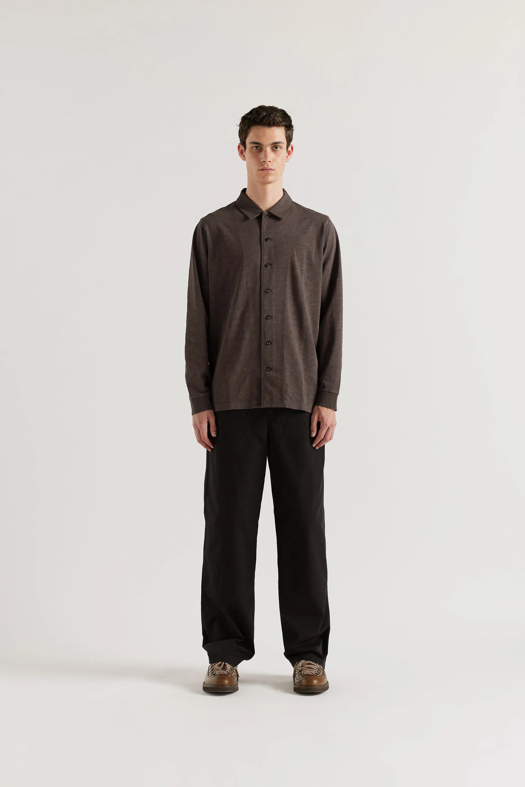 Shadow Jersey Shirt Licorice sold by Kloke