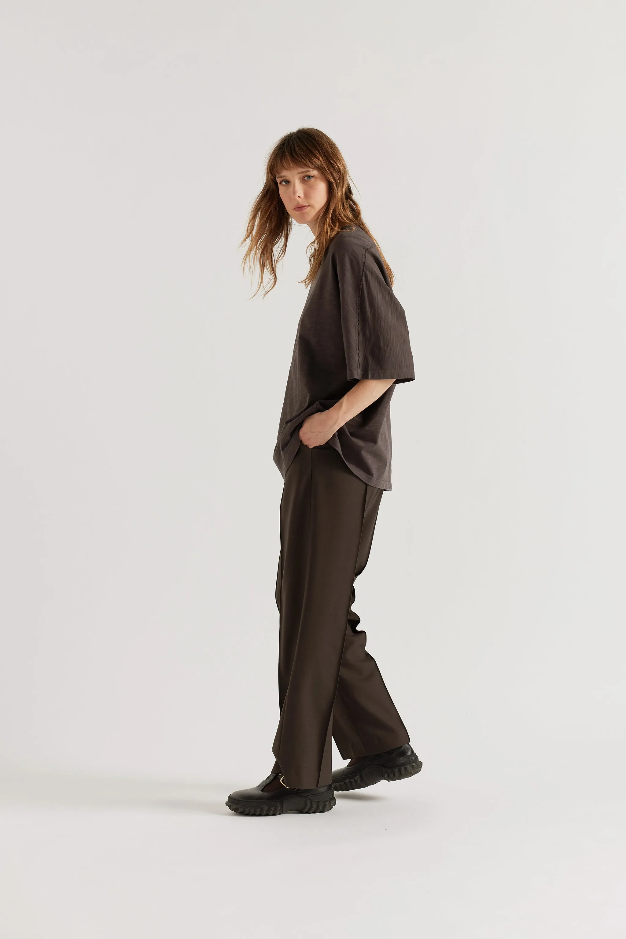 Overdyed Declare Tee Licorice sold by Kloke product image thumbnail 2