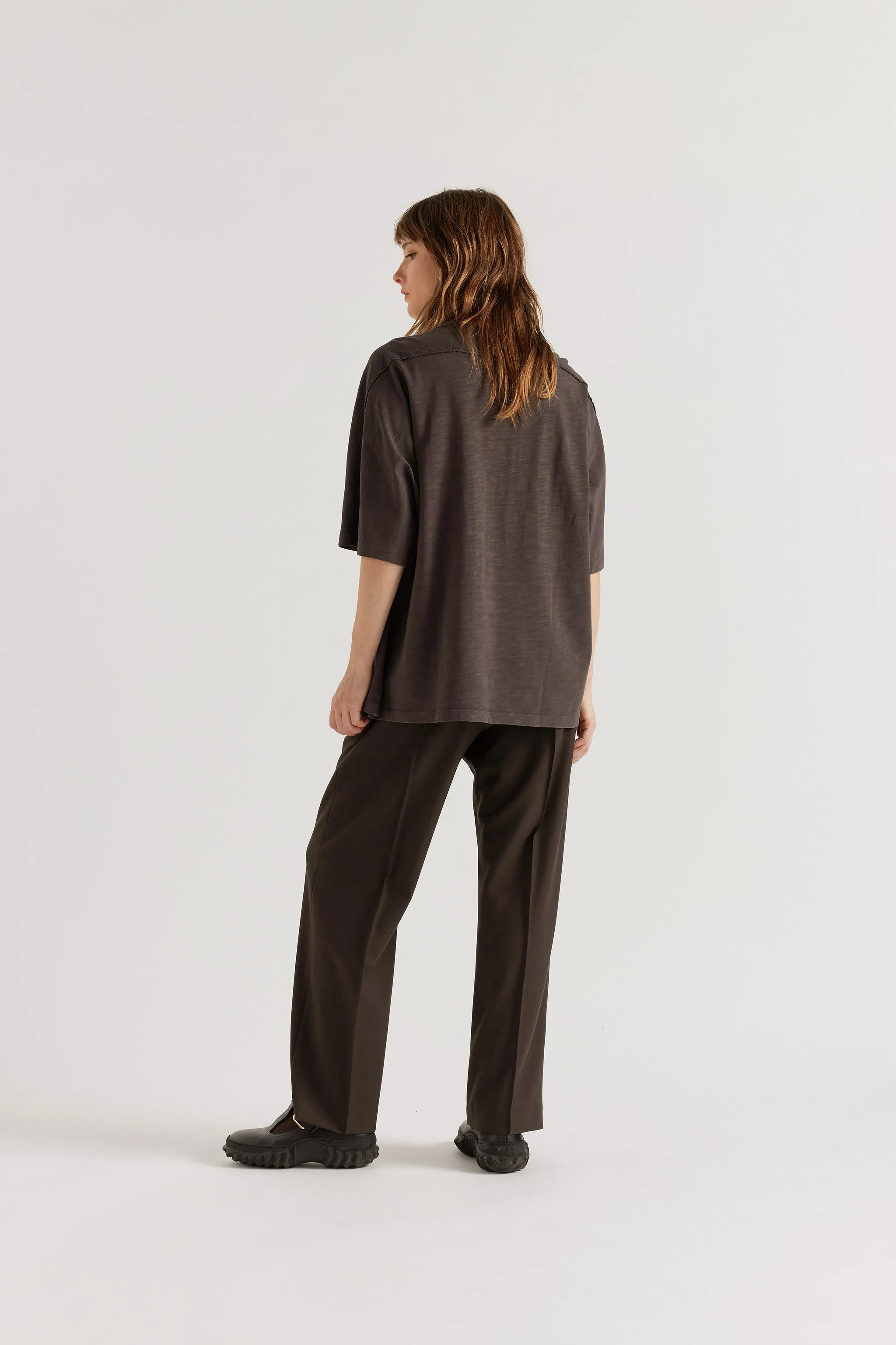Overdyed Declare Tee Licorice sold by Kloke product image thumbnail 3