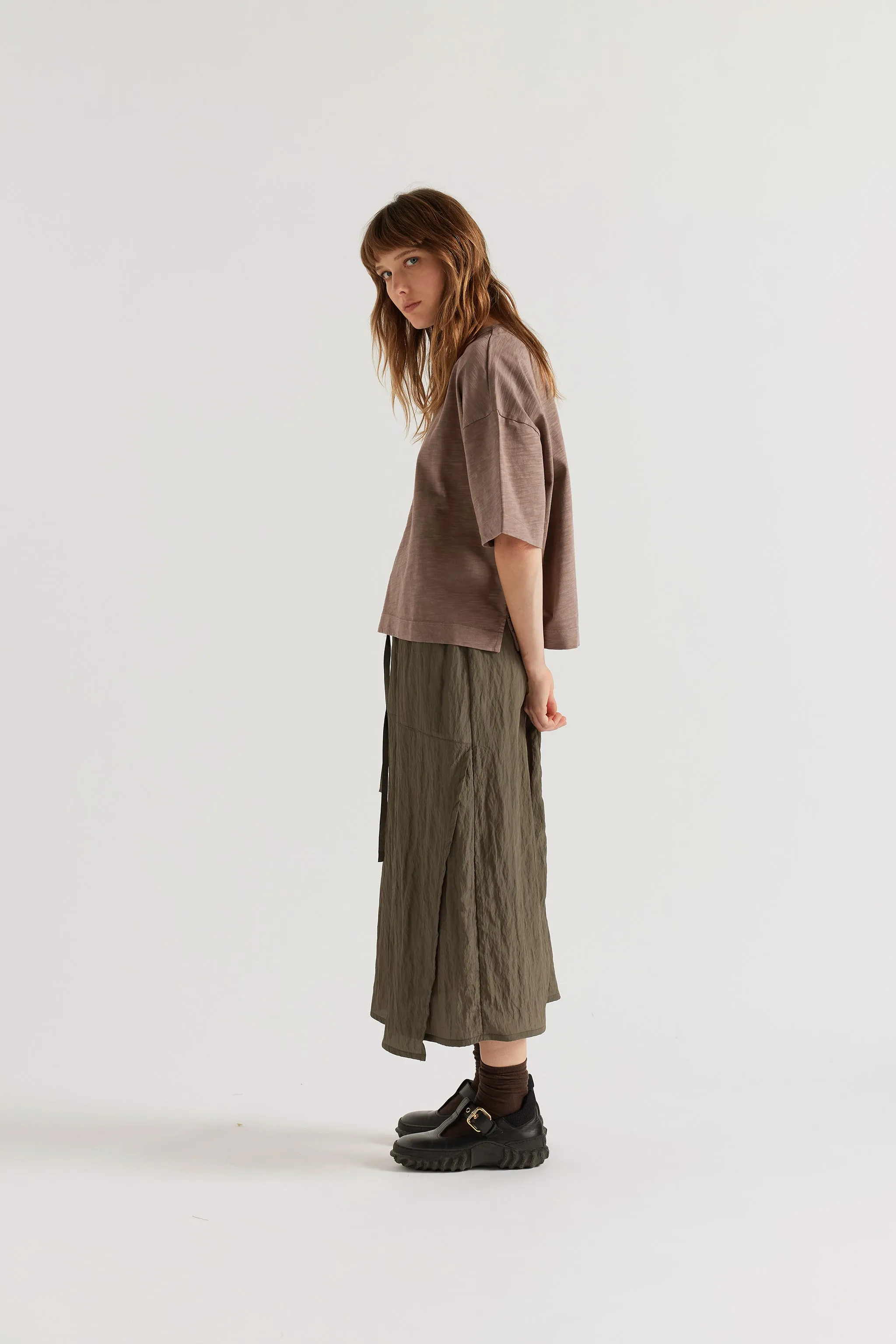 Obelisk Tee Overdyed Nut Brown sold by Kloke product image thumbnail 3