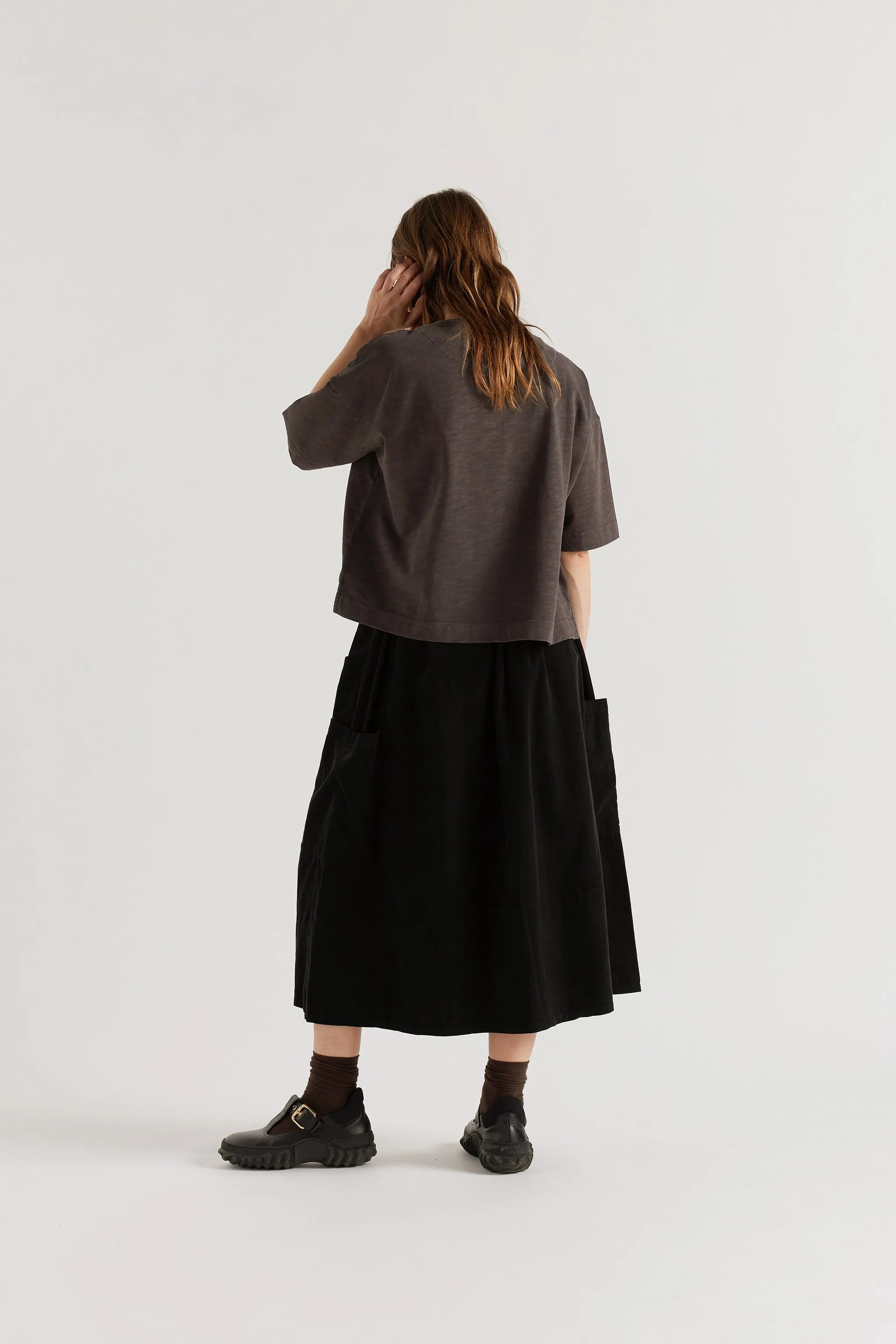Overdyed Obelisk Tee Licorice sold by Kloke product image thumbnail 3