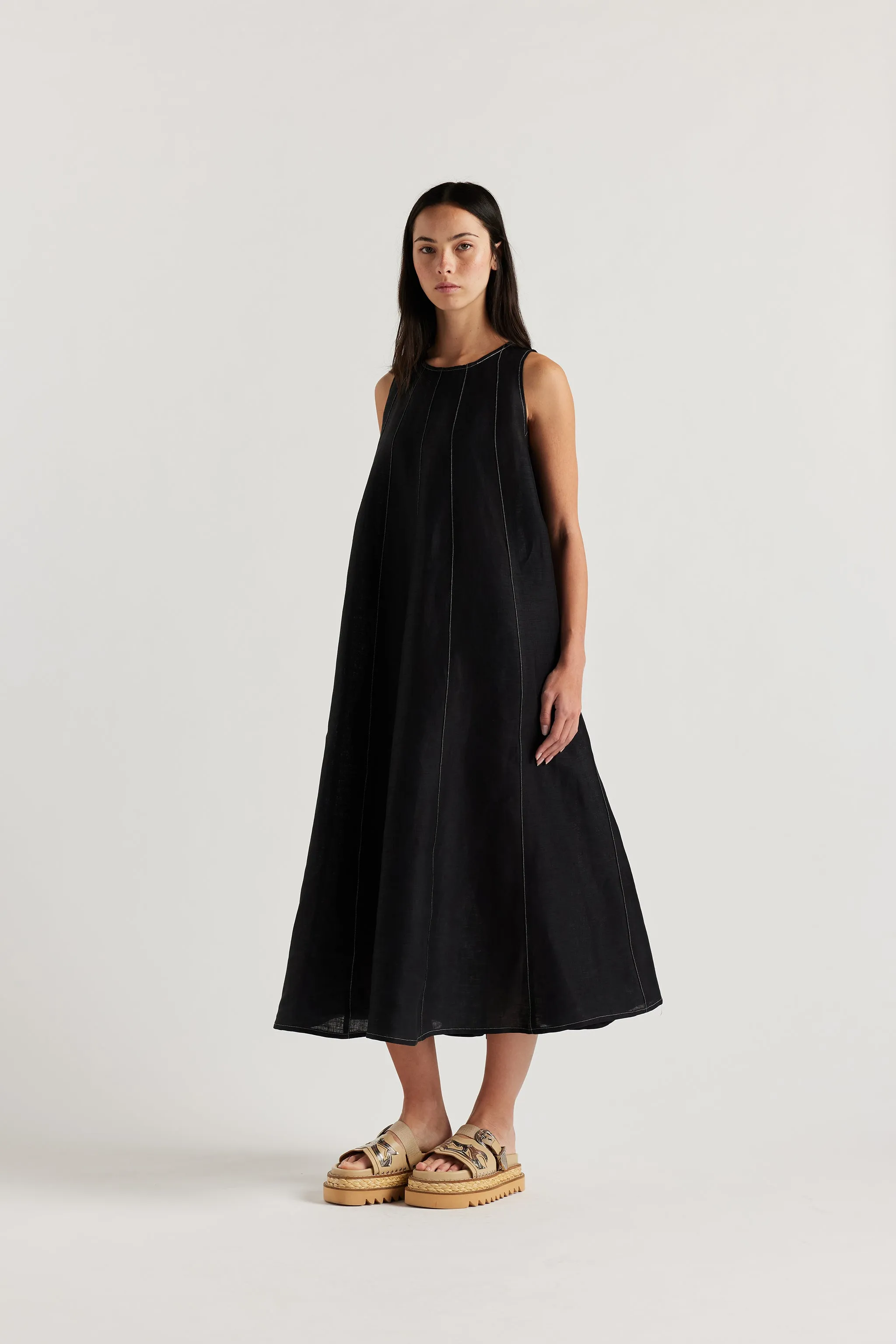Mere Sunray Dress Black sold by Kloke product image thumbnail 3