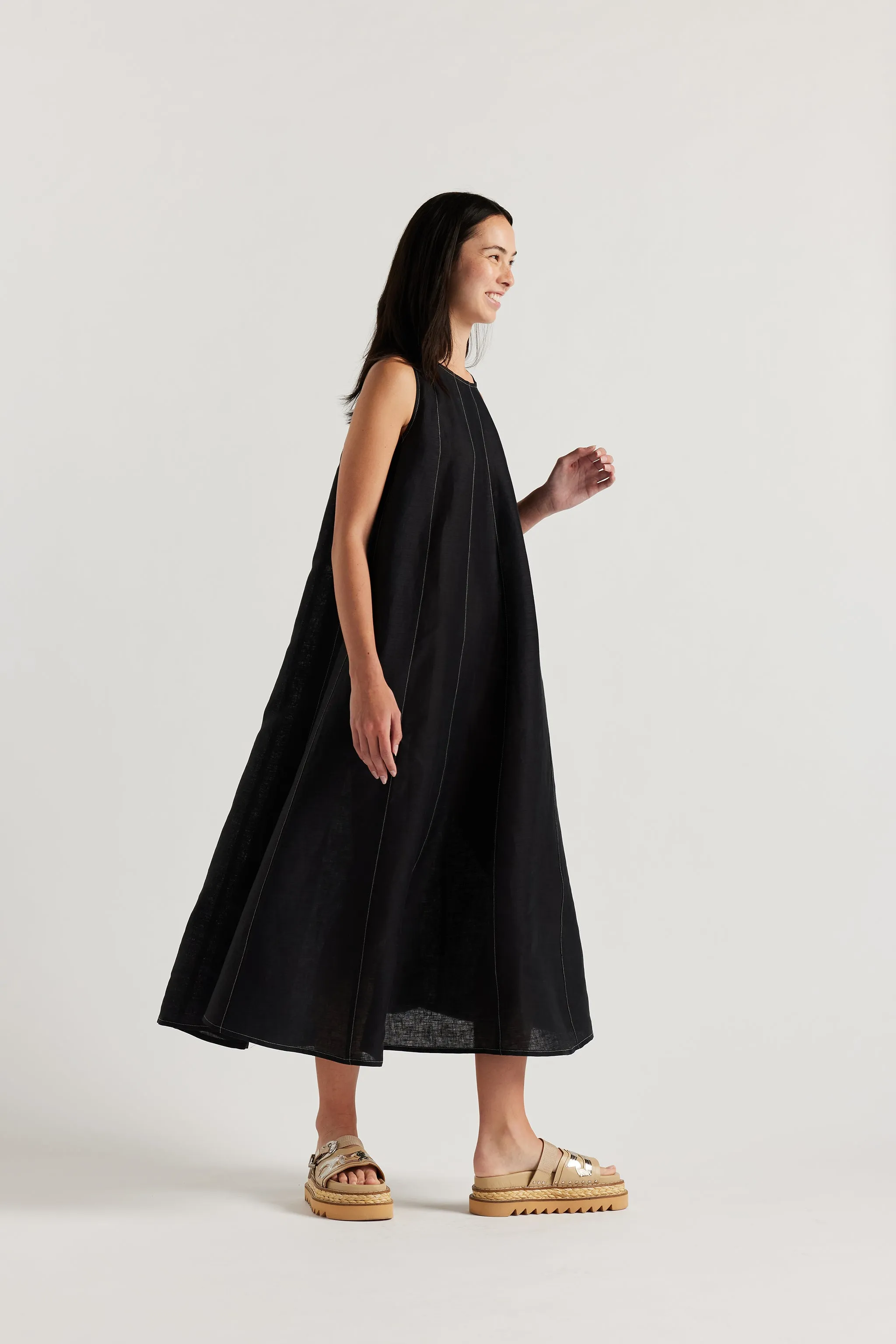 Mere Sunray Dress Black sold by Kloke product image thumbnail 4