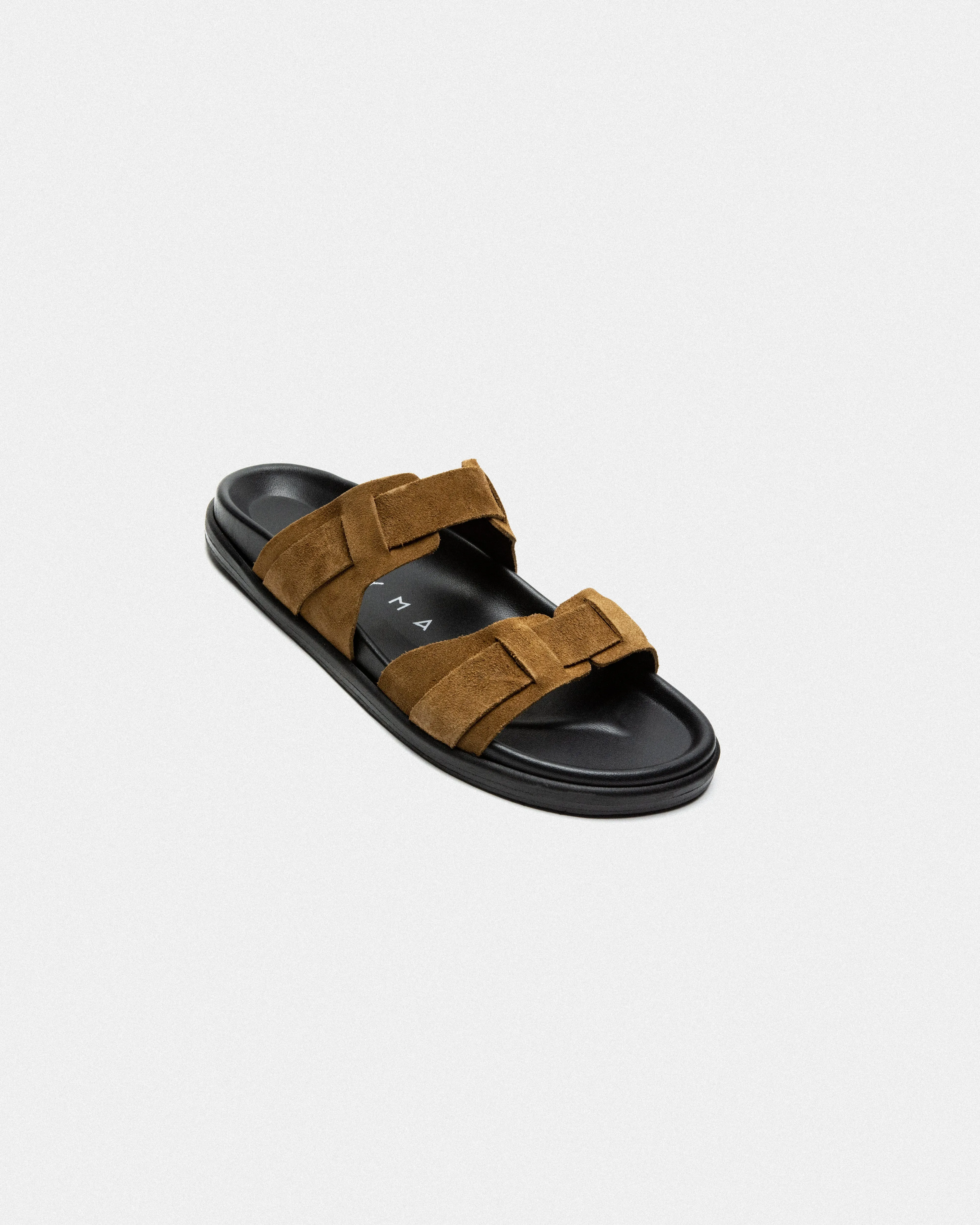 CORFU FOOTBED - BLACK/BROWN SUEDE sold by Kyma product image thumbnail 2