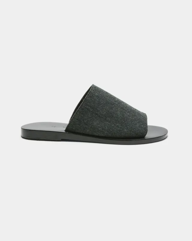 KALYMNOS - BLACK/BLACK LINEN made by Kyma