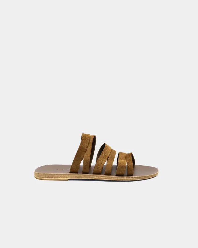 ITHAKI - BROWN/BROWN SPLIT SUEDE made by Kyma