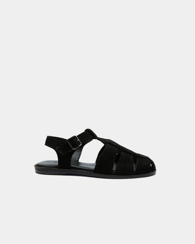 THASSOS X - BLACK SUEDE made by Kyma