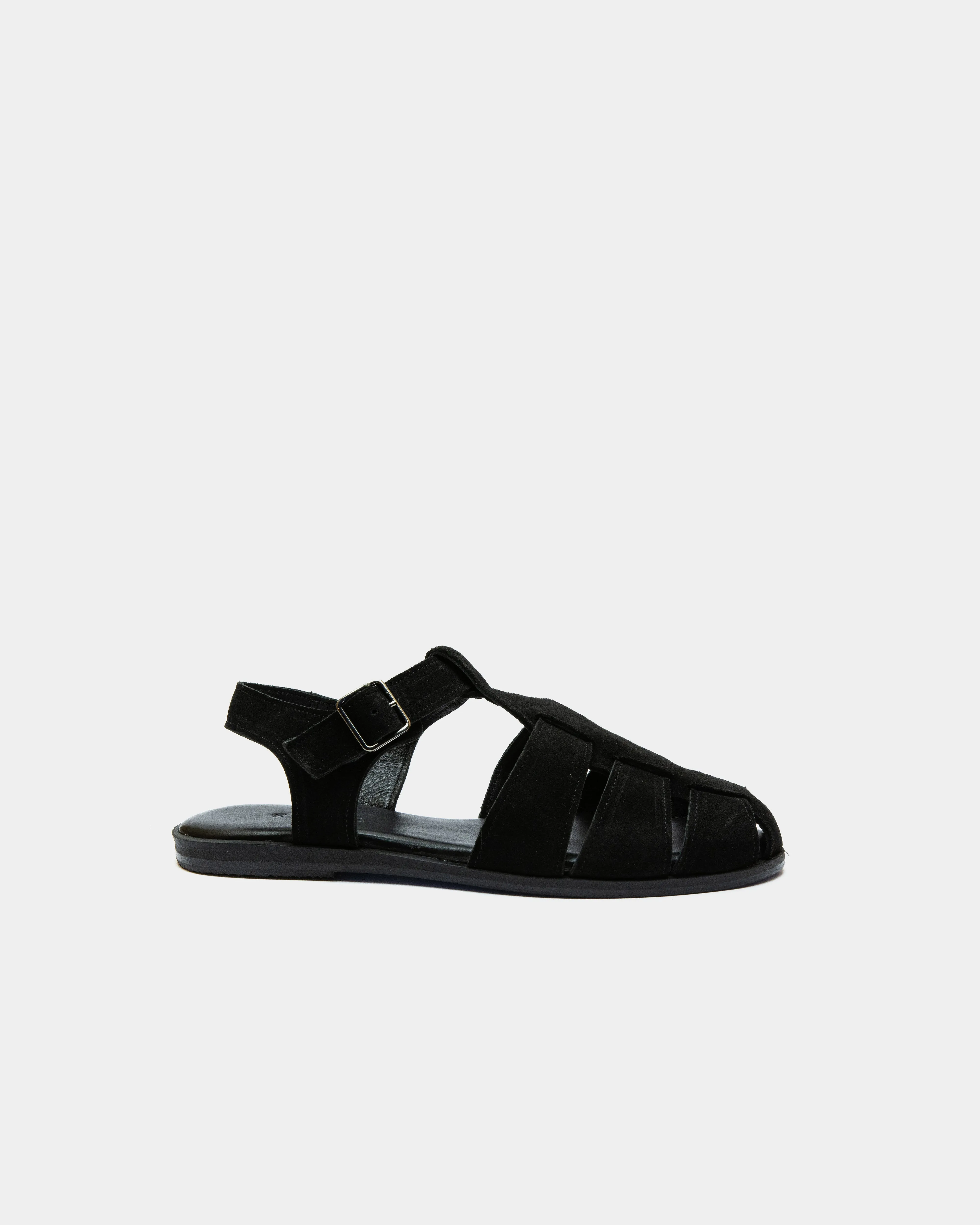 THASSOS X - BLACK SUEDE sold by Kyma