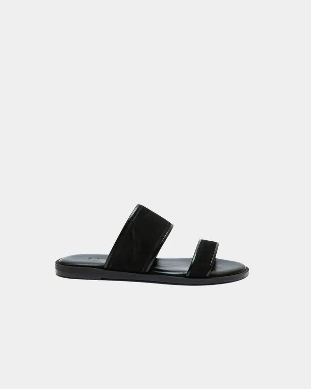 DELOS X - BLACK SUEDE made by Kyma