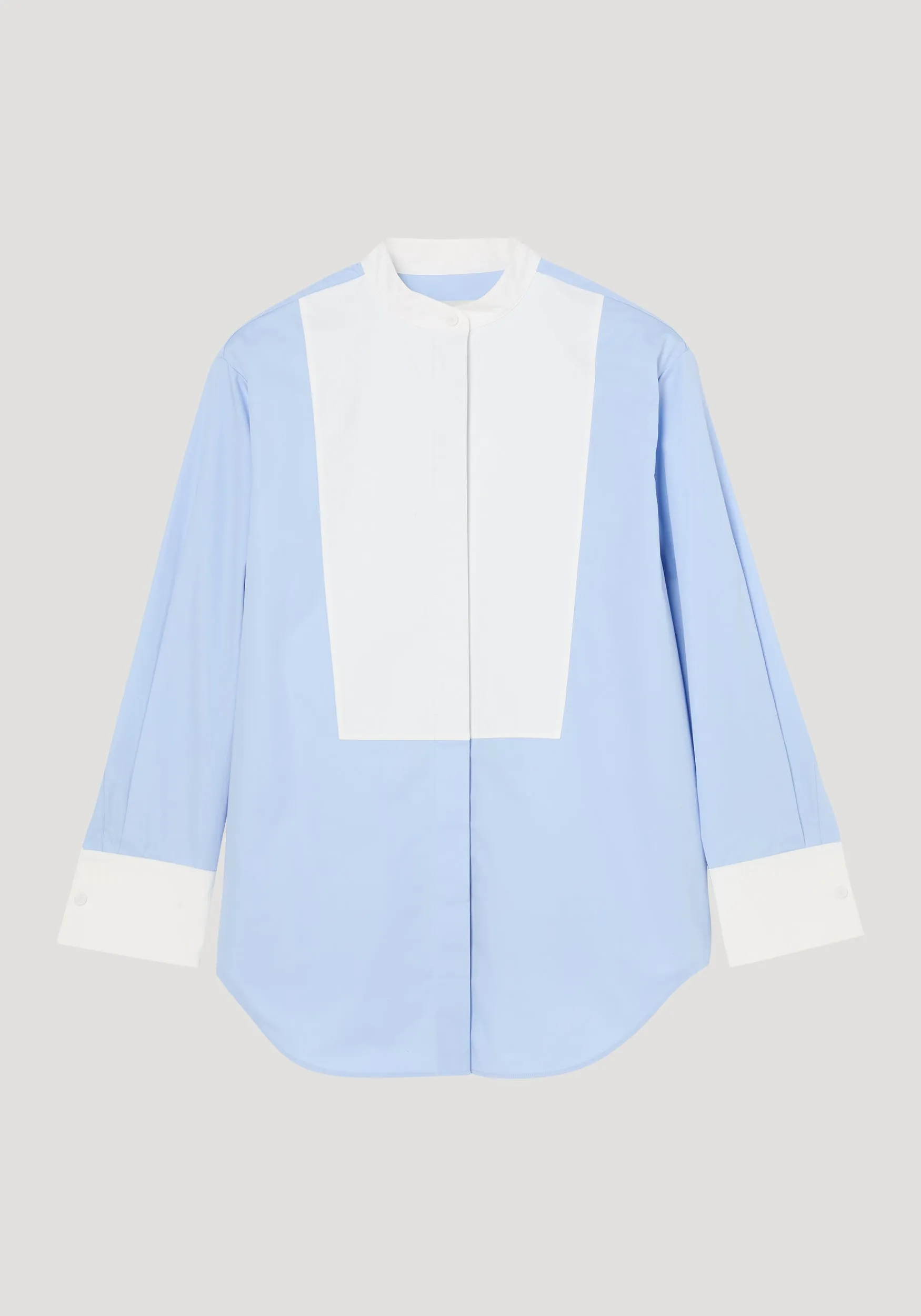Tuxedo shirt | powder blue sold by Rohe