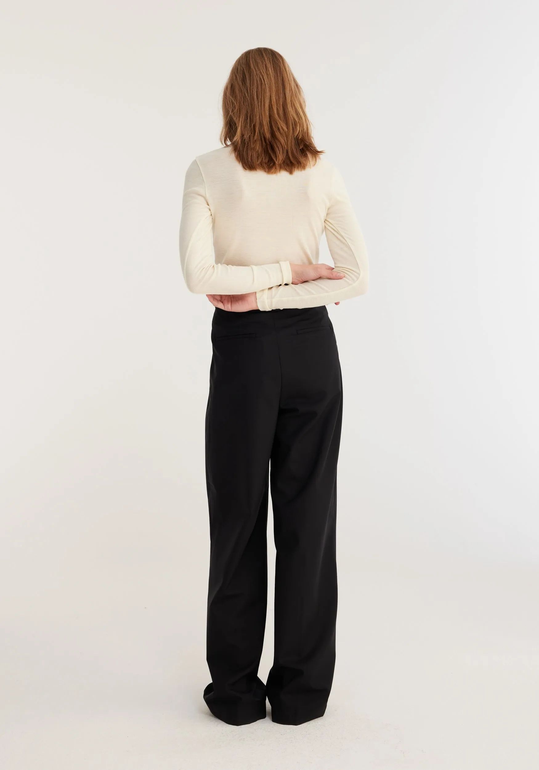 Fine merino turtleneck | off-white sold by Rohe product image thumbnail 4