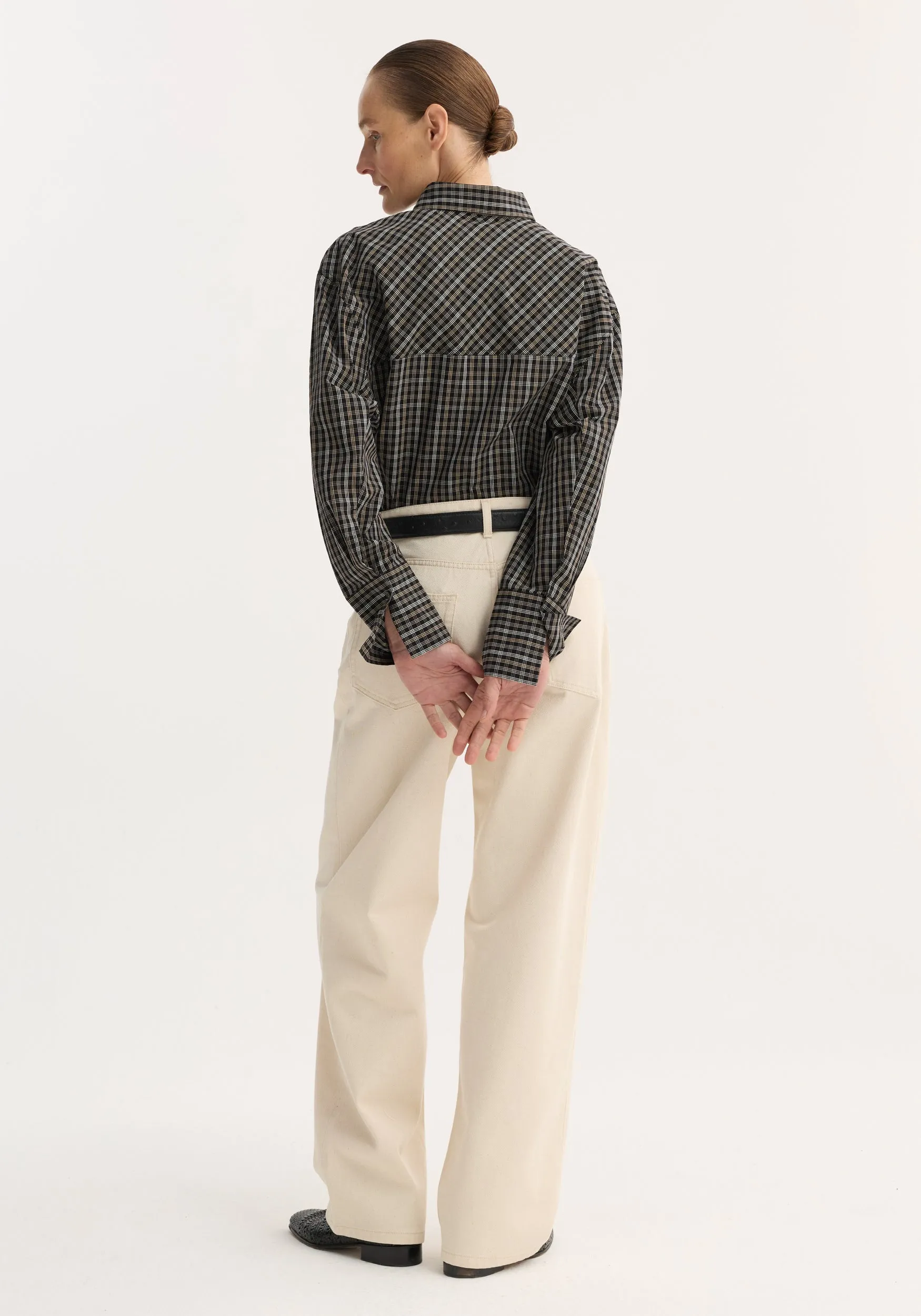 Baggy fit denim | ecru sold by Rohe product image thumbnail 4