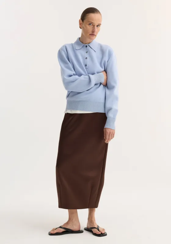 Balloon column skirt | espresso made by Rohe