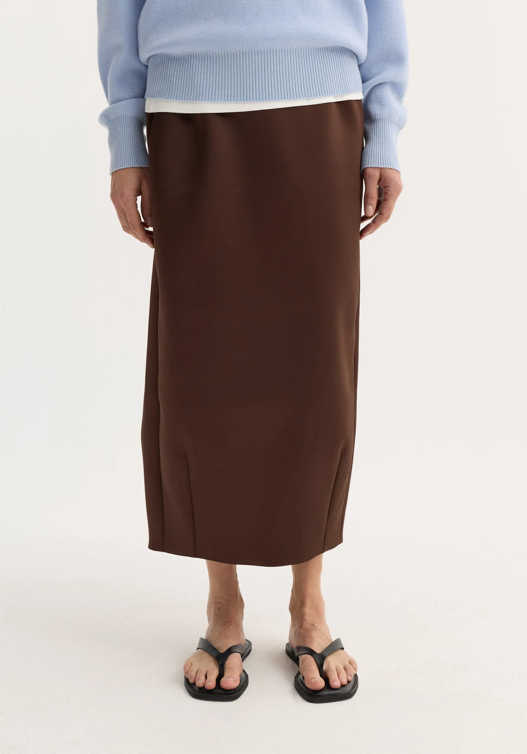Balloon column skirt | espresso sold by Rohe product image thumbnail 2