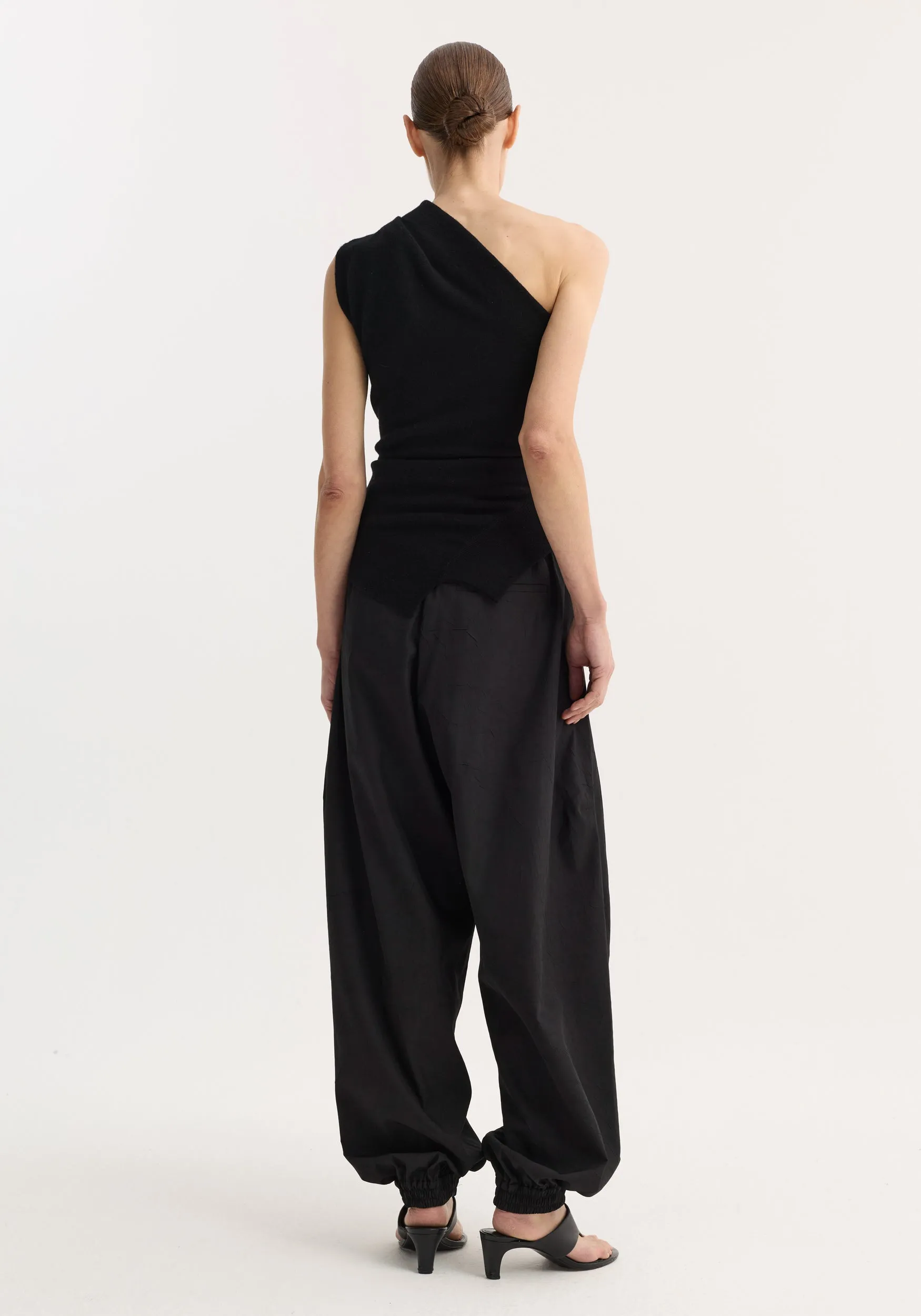 Balloon track pants | black sold by Rohe product image thumbnail 4