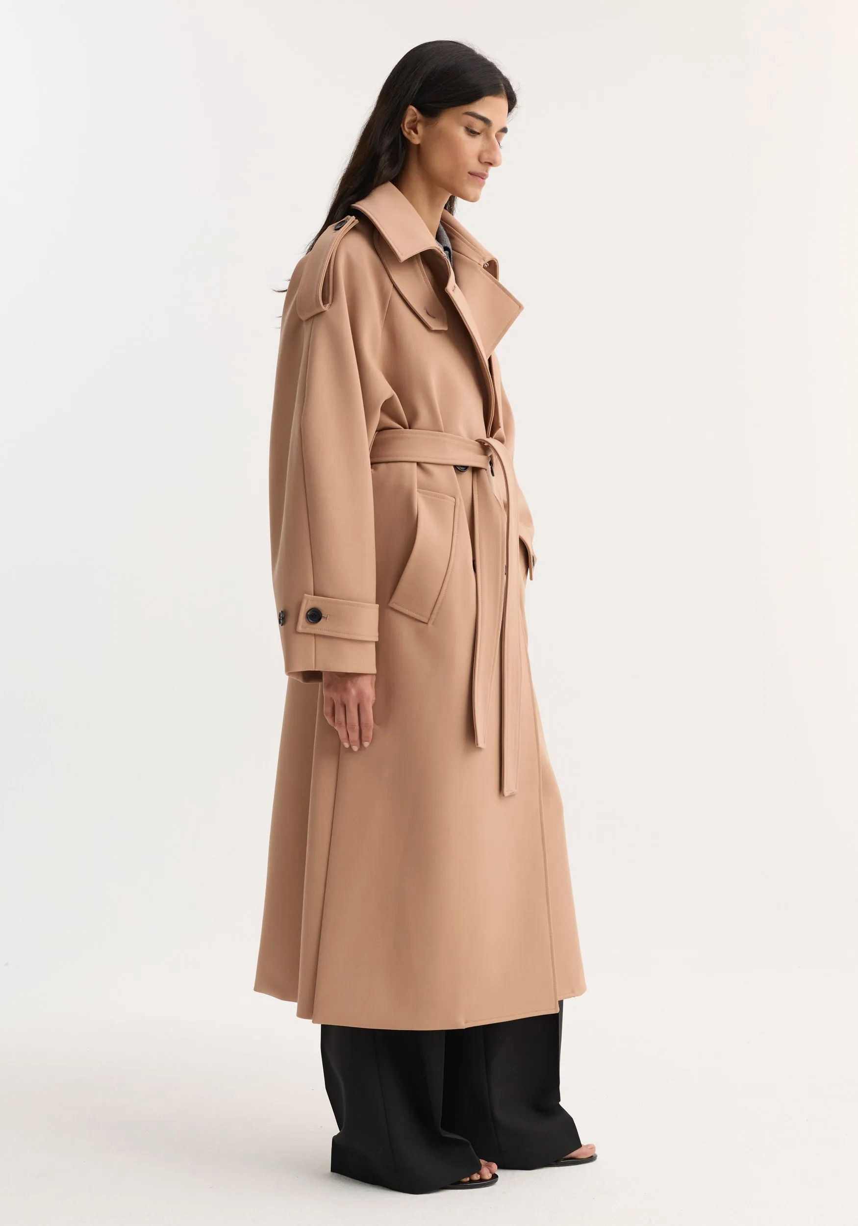 Oversized classic trench | powder sold by Rohe product image thumbnail 3