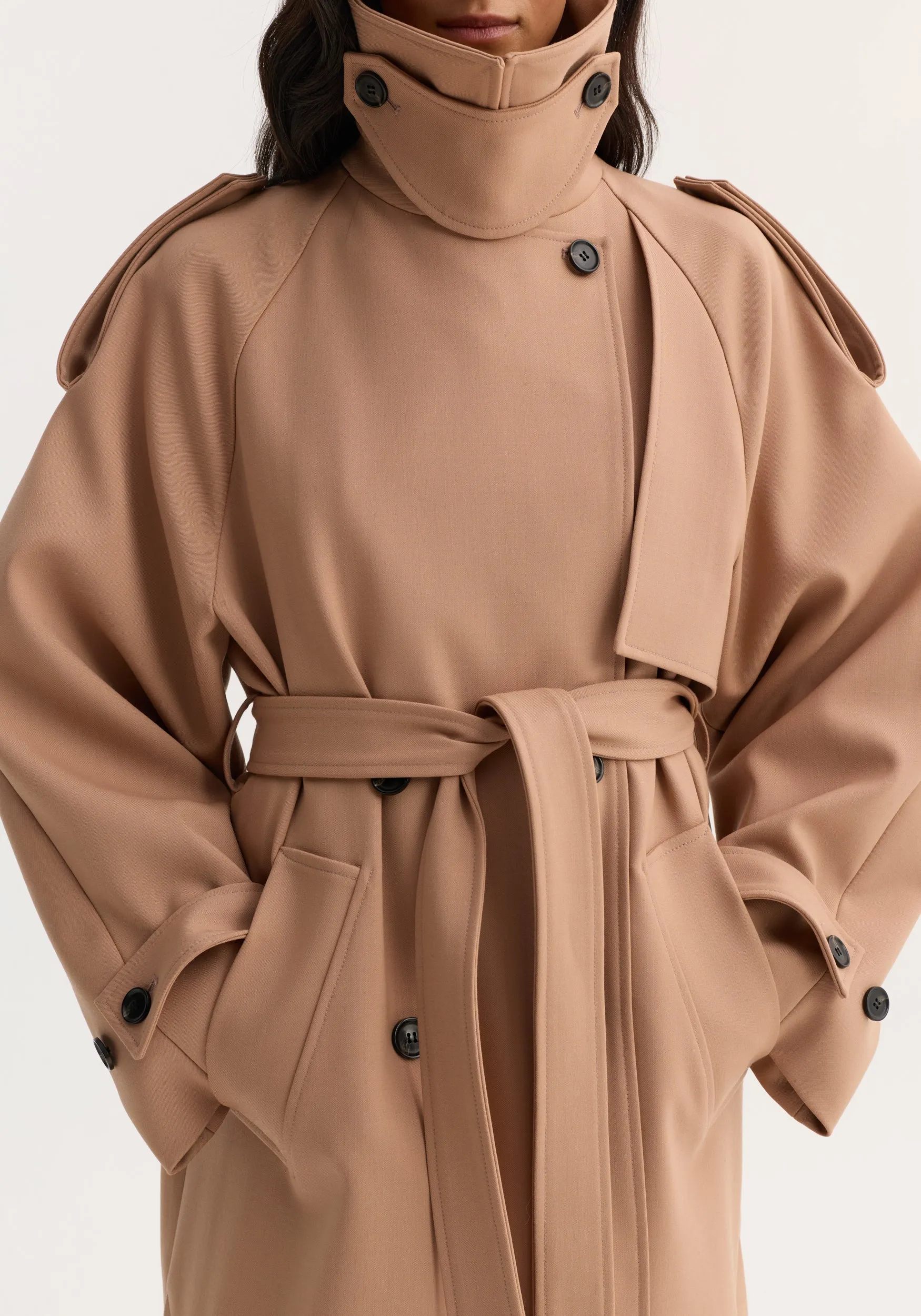 Oversized classic trench | powder sold by Rohe product image thumbnail 4