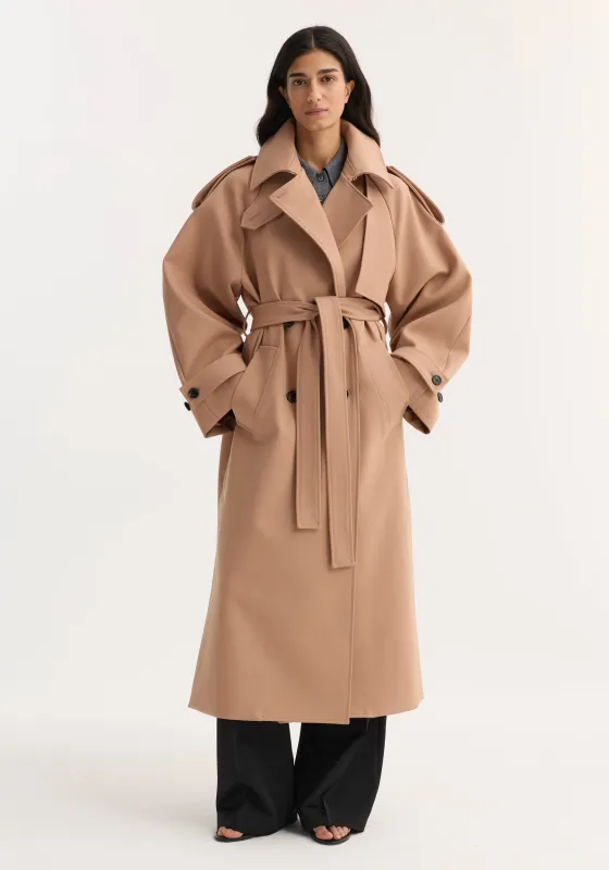 Oversized classic trench | powder sold by Rohe