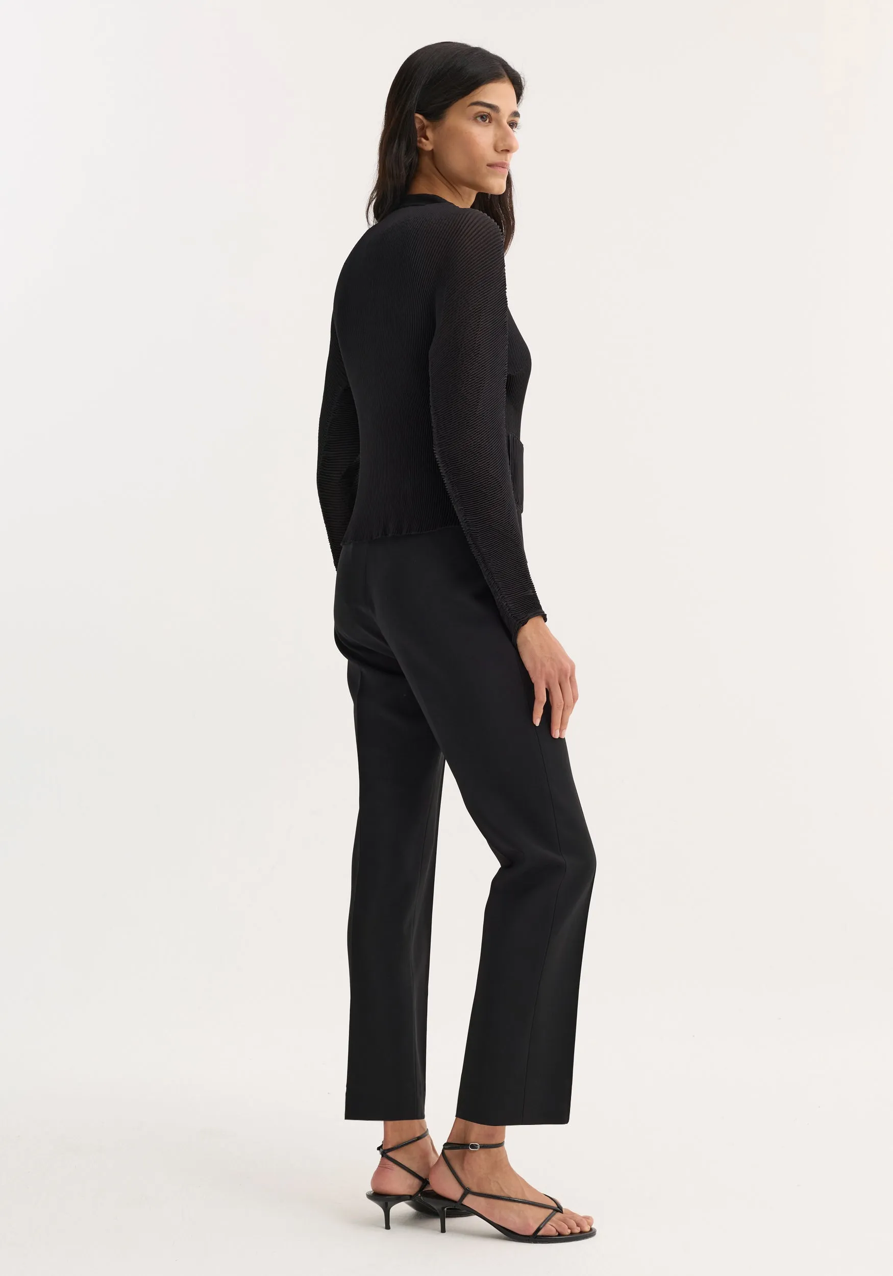 Cigarette leg trousers | black sold by Rohe product image thumbnail 4