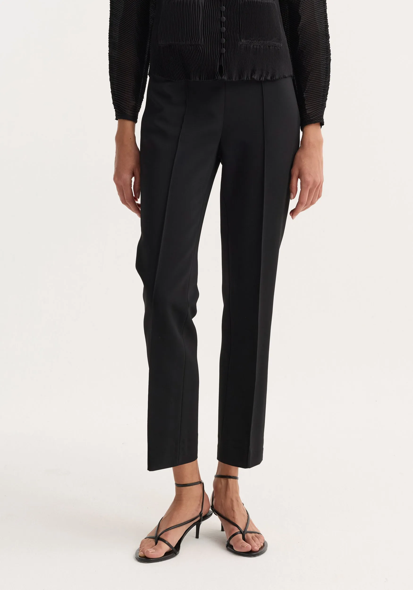Cigarette leg trousers | black sold by Rohe product image thumbnail 2