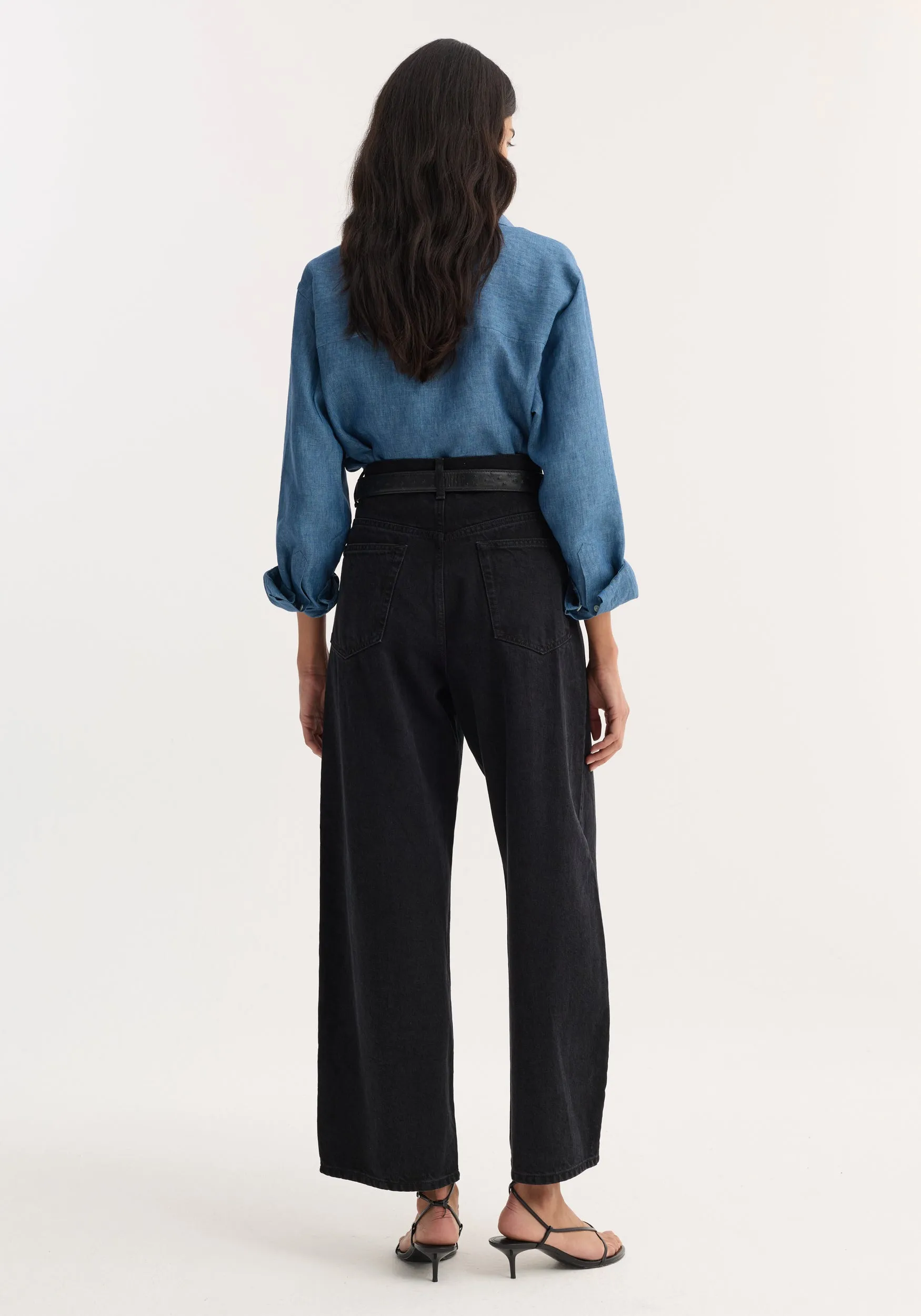 Classic chambray shirt | ocean blue sold by Rohe product image thumbnail 4