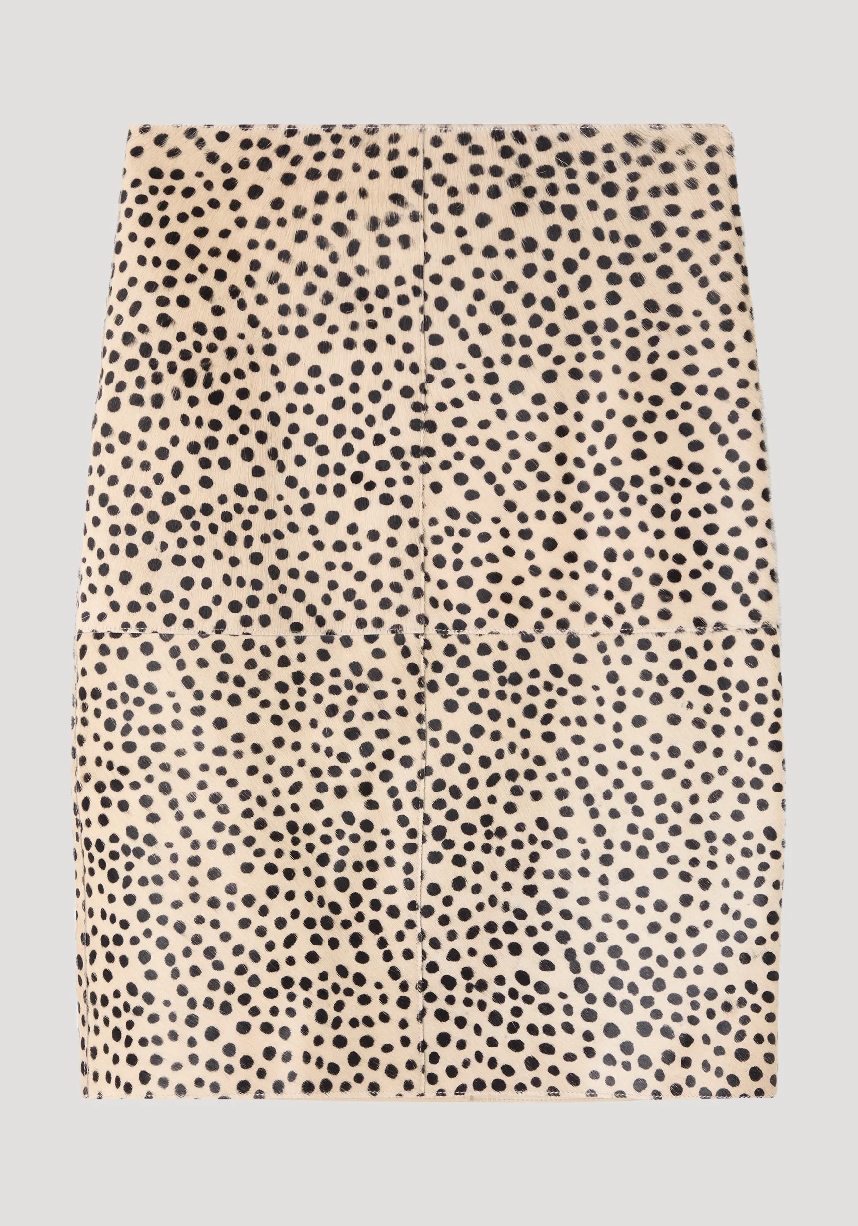 Pony hair pencil skirt | cheetah sold by Rohe product image thumbnail 5