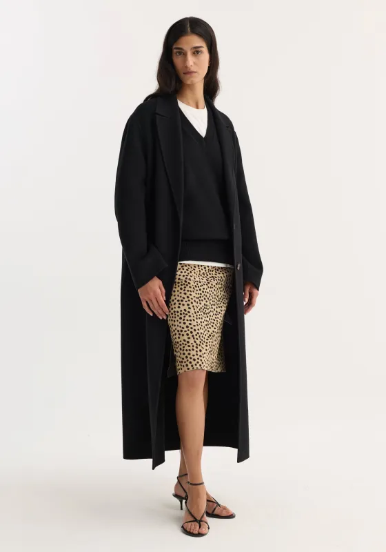 Pony hair pencil skirt | cheetah made by Rohe