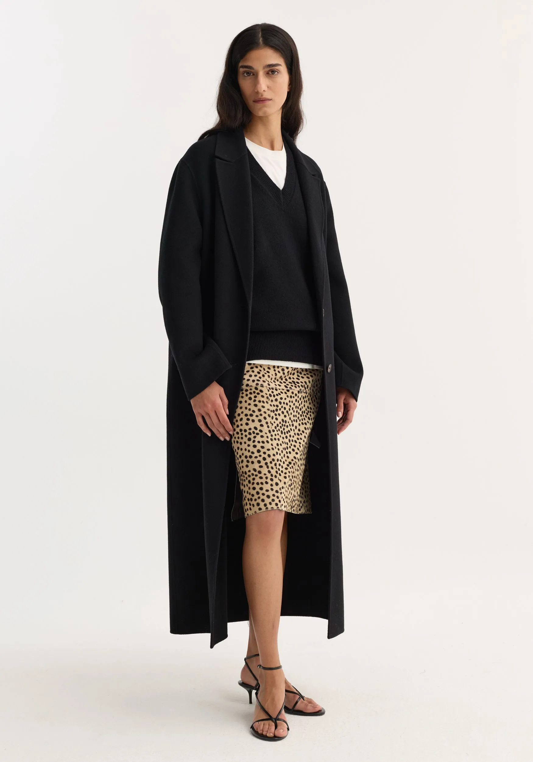 Pony hair pencil skirt | cheetah sold by Rohe