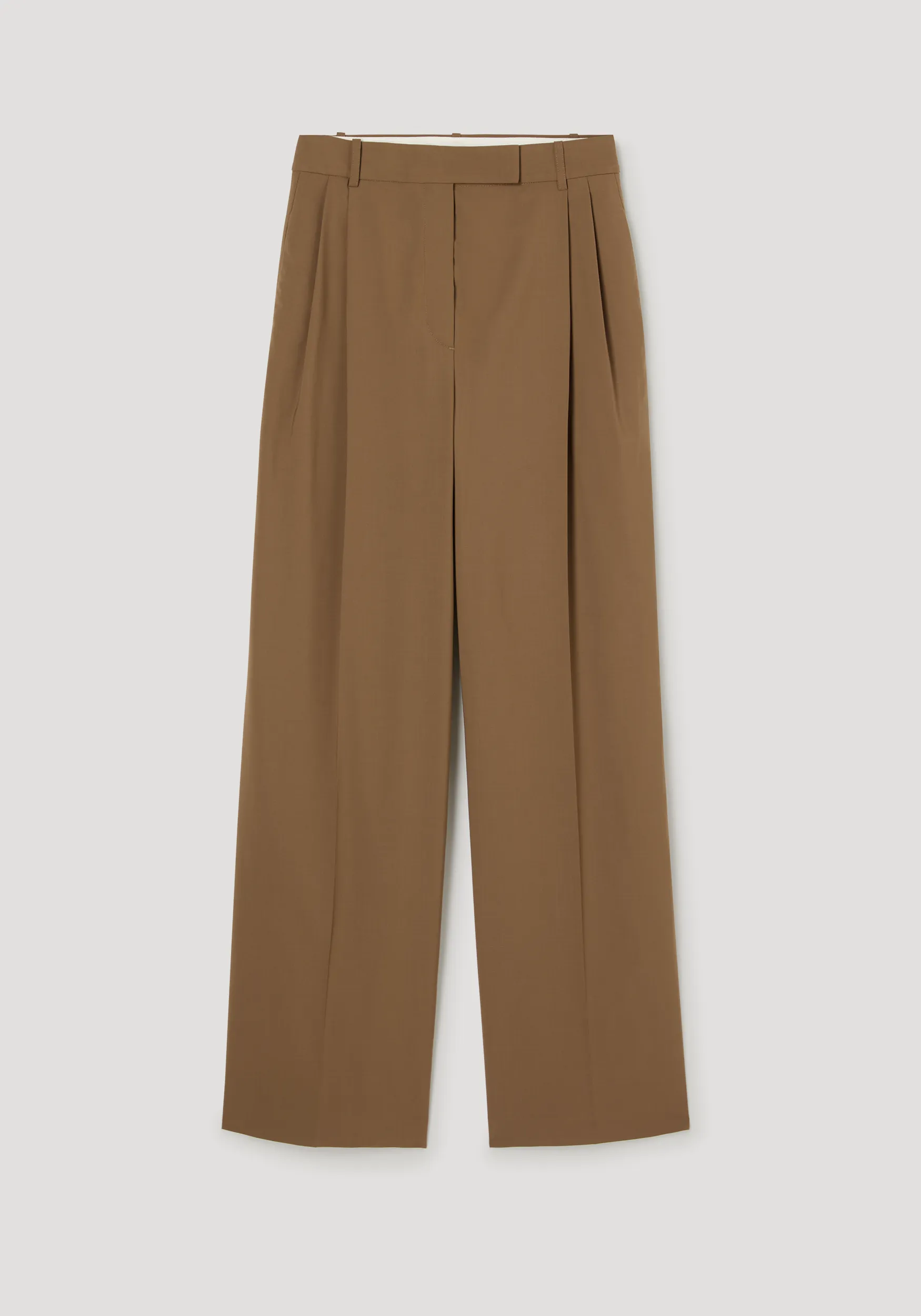 Mid-waist tailored trousers | mocha sold by Rohe product image thumbnail 5