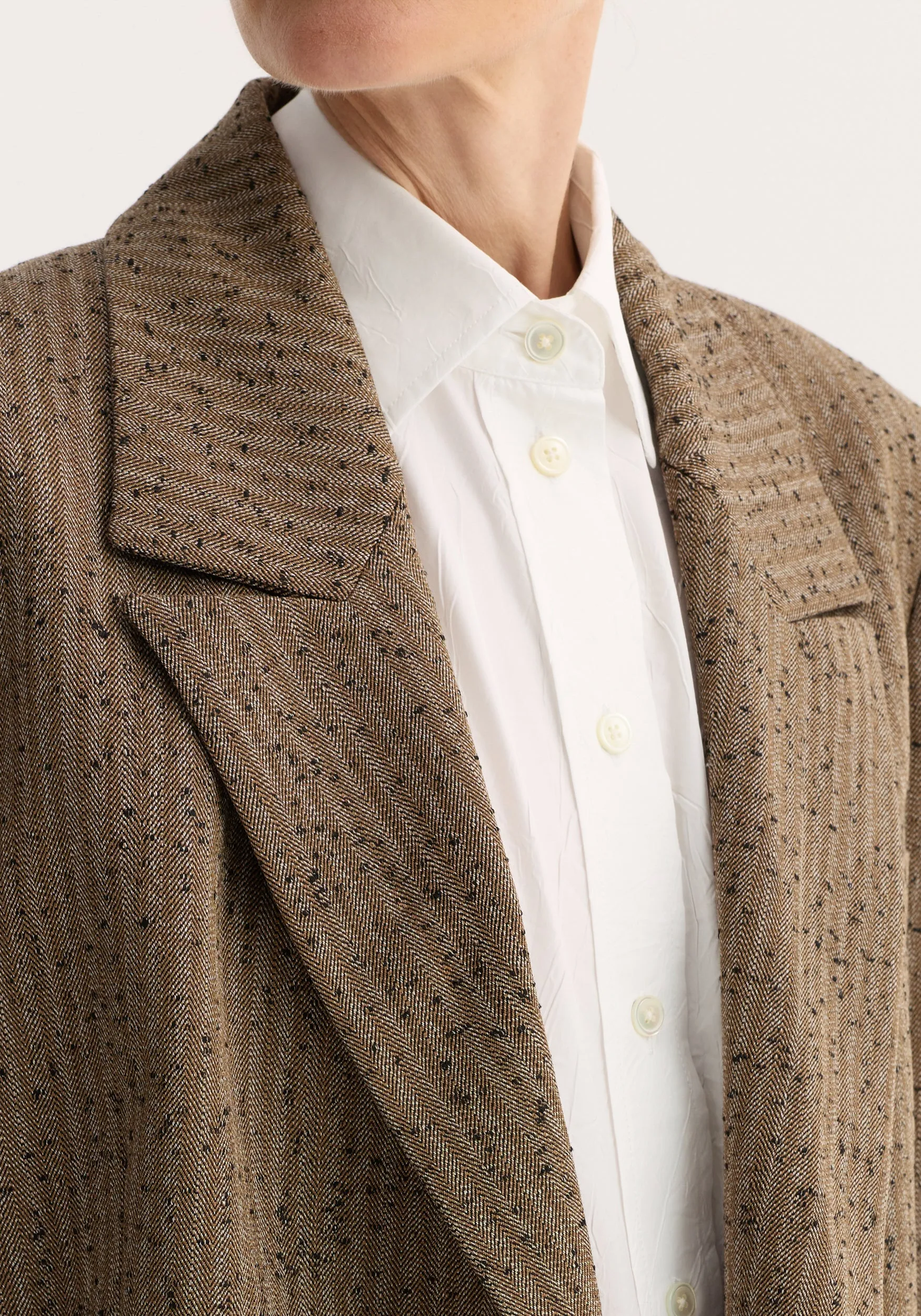 Double breasted blazer | herringbone sold by Rohe product image thumbnail 4