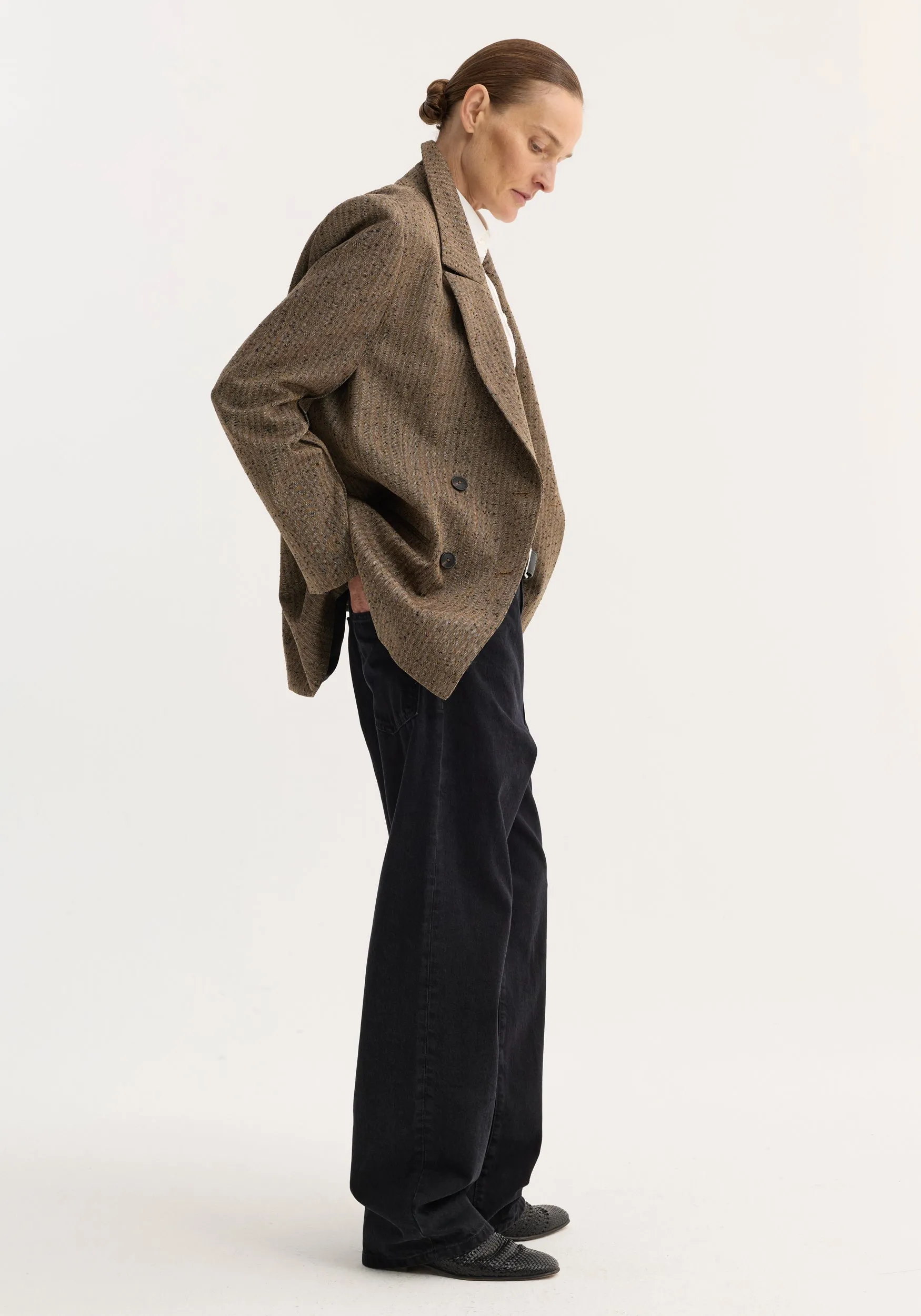 Double breasted blazer | herringbone sold by Rohe product image thumbnail 3