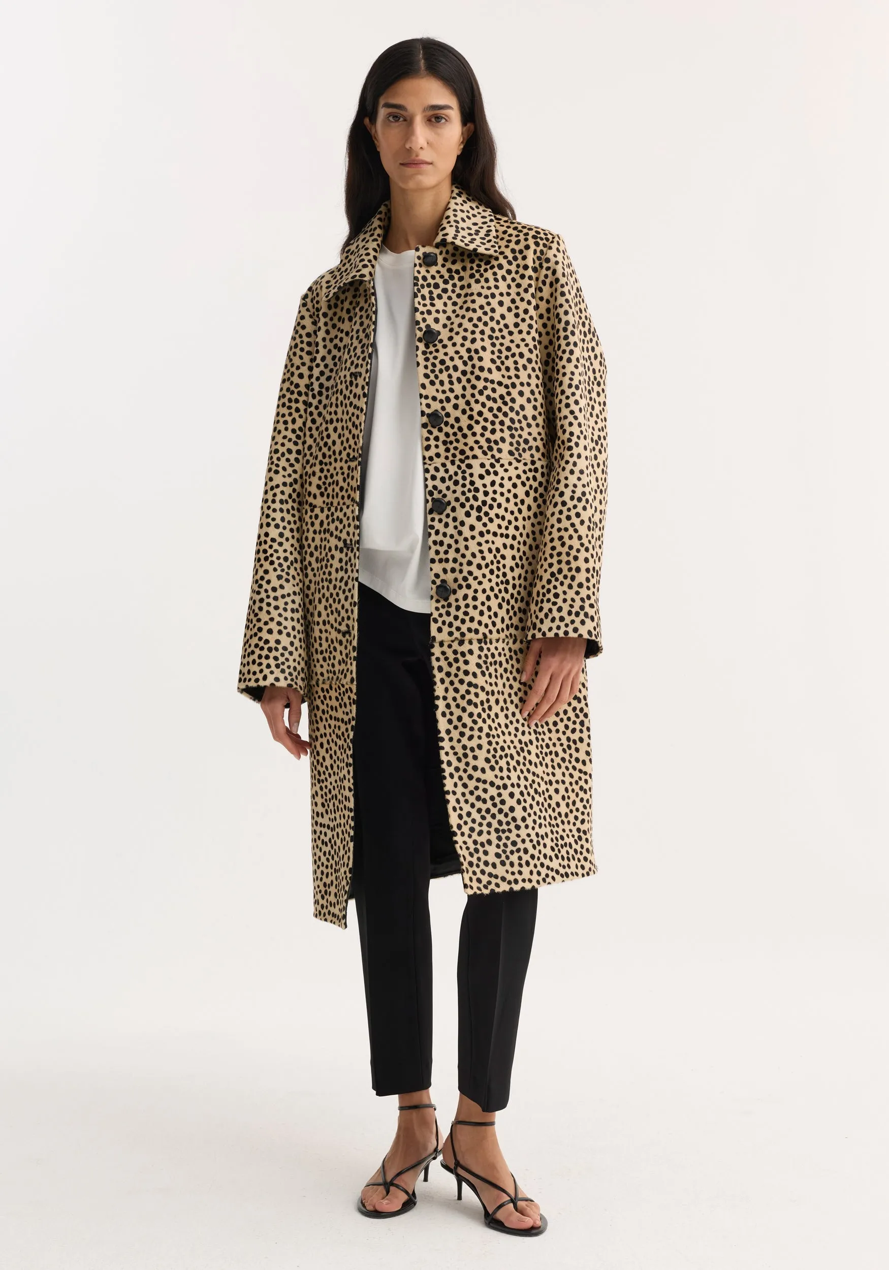 Pony hair coat | cheetah sold by Rohe