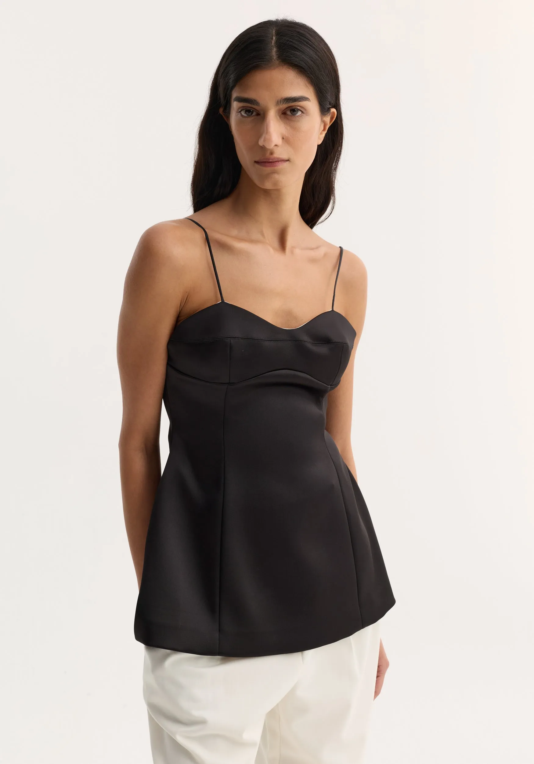 Bustier top | black sold by Rohe product image thumbnail 2