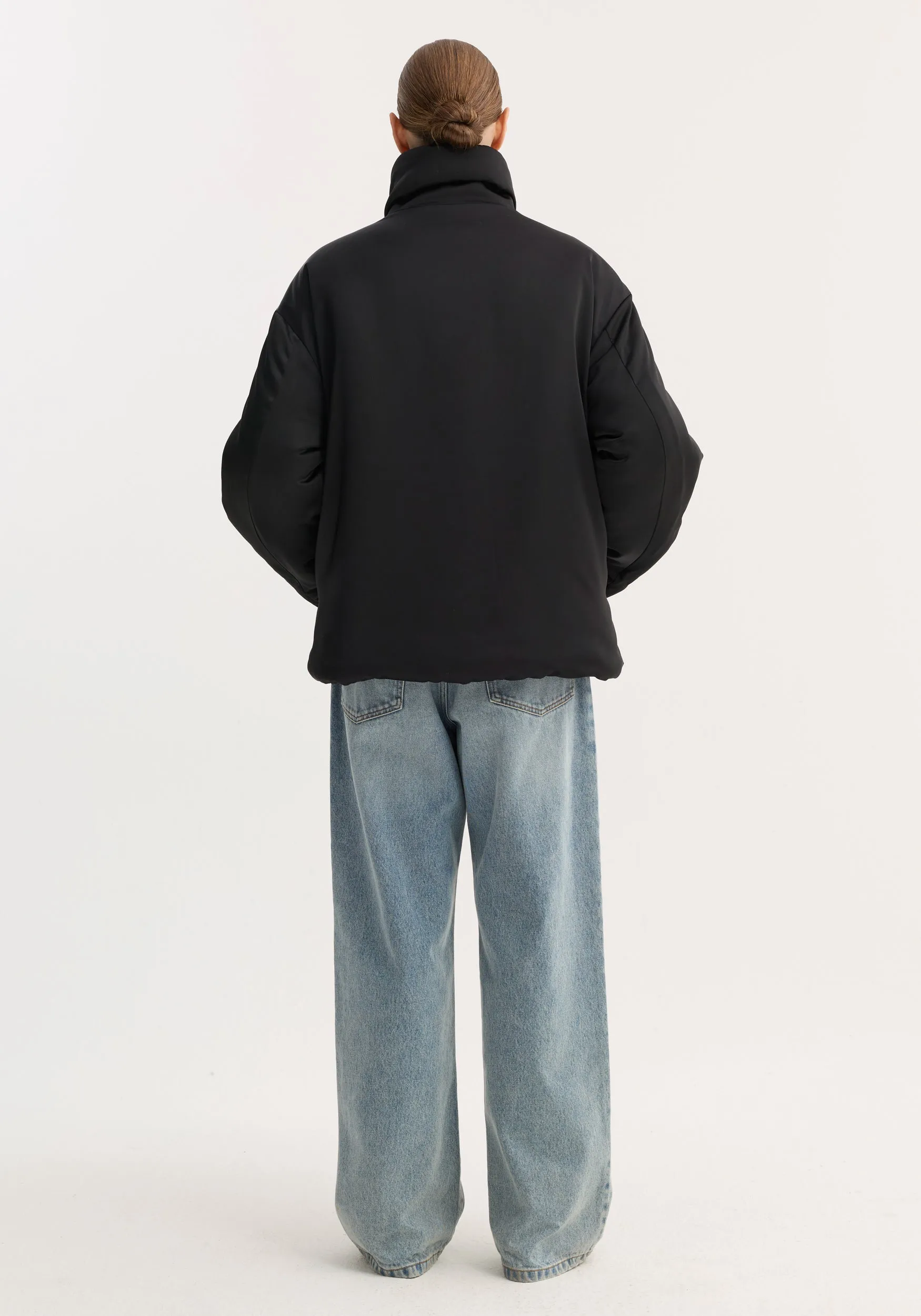 Padded puffer jacket | black sold by Rohe product image thumbnail 4