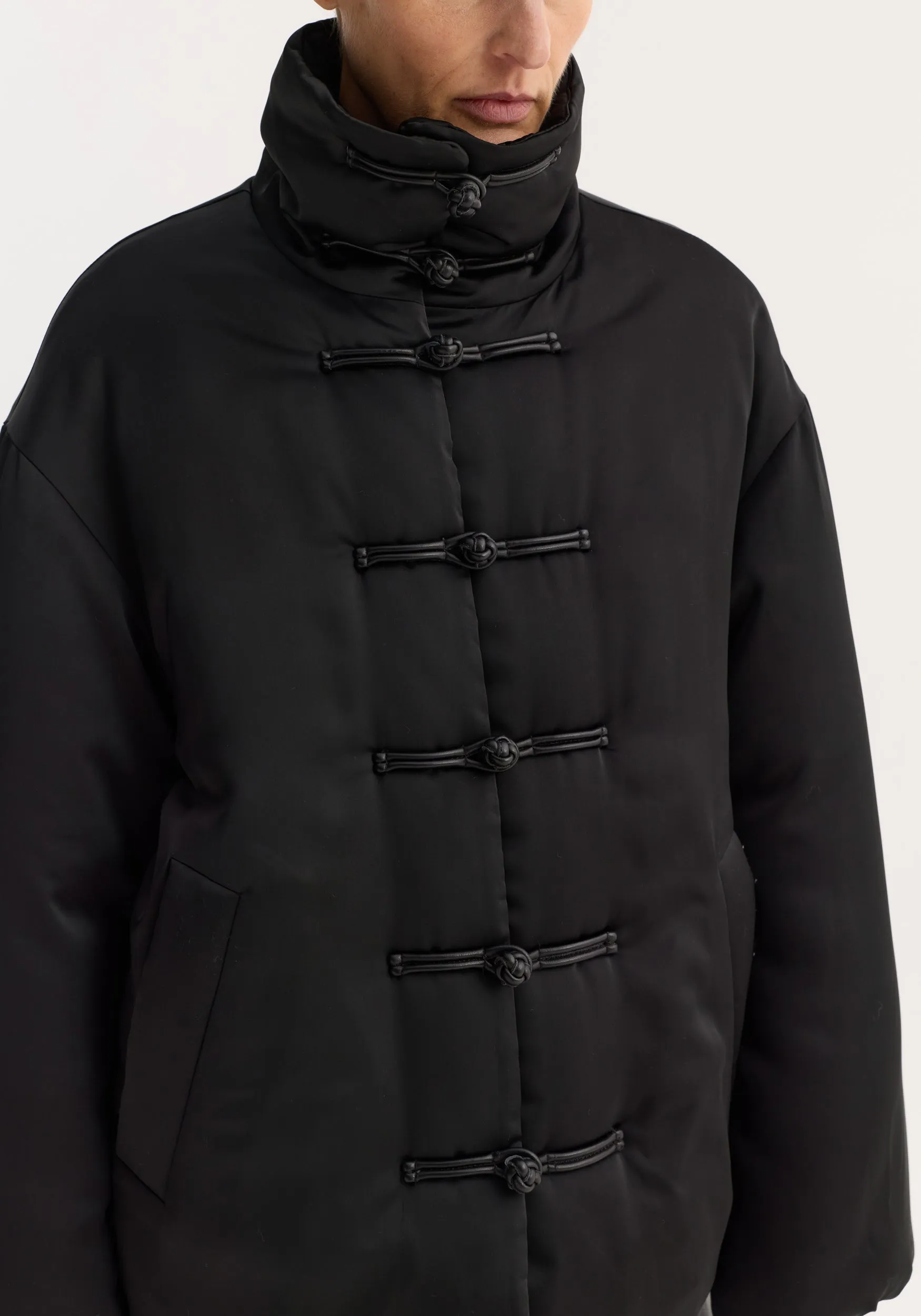 Padded puffer jacket | black sold by Rohe product image thumbnail 5