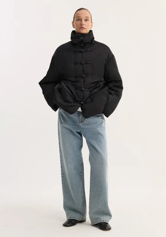 Padded puffer jacket | black made by Rohe