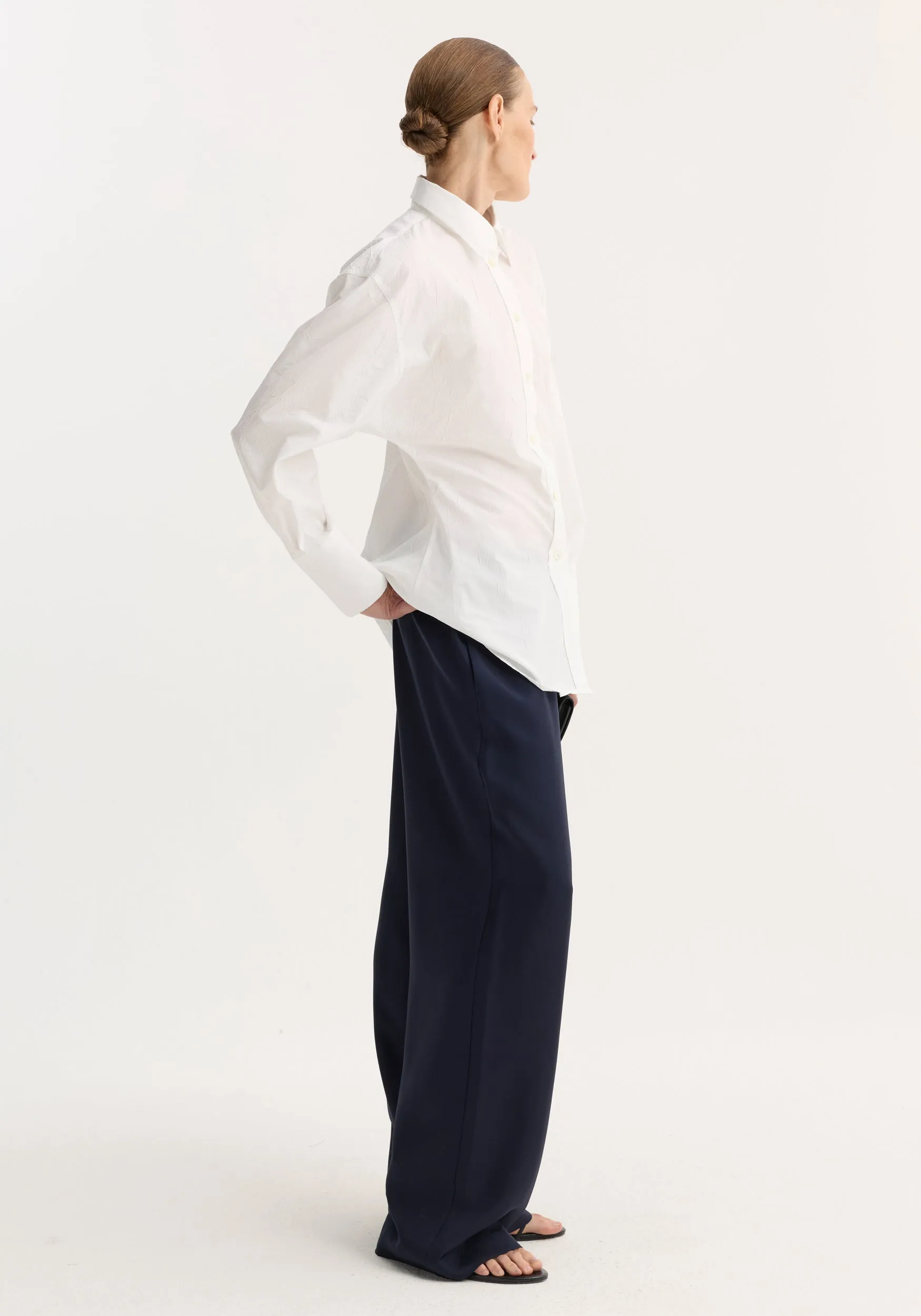 Shaped shirt | optic white sold by Rohe product image thumbnail 5