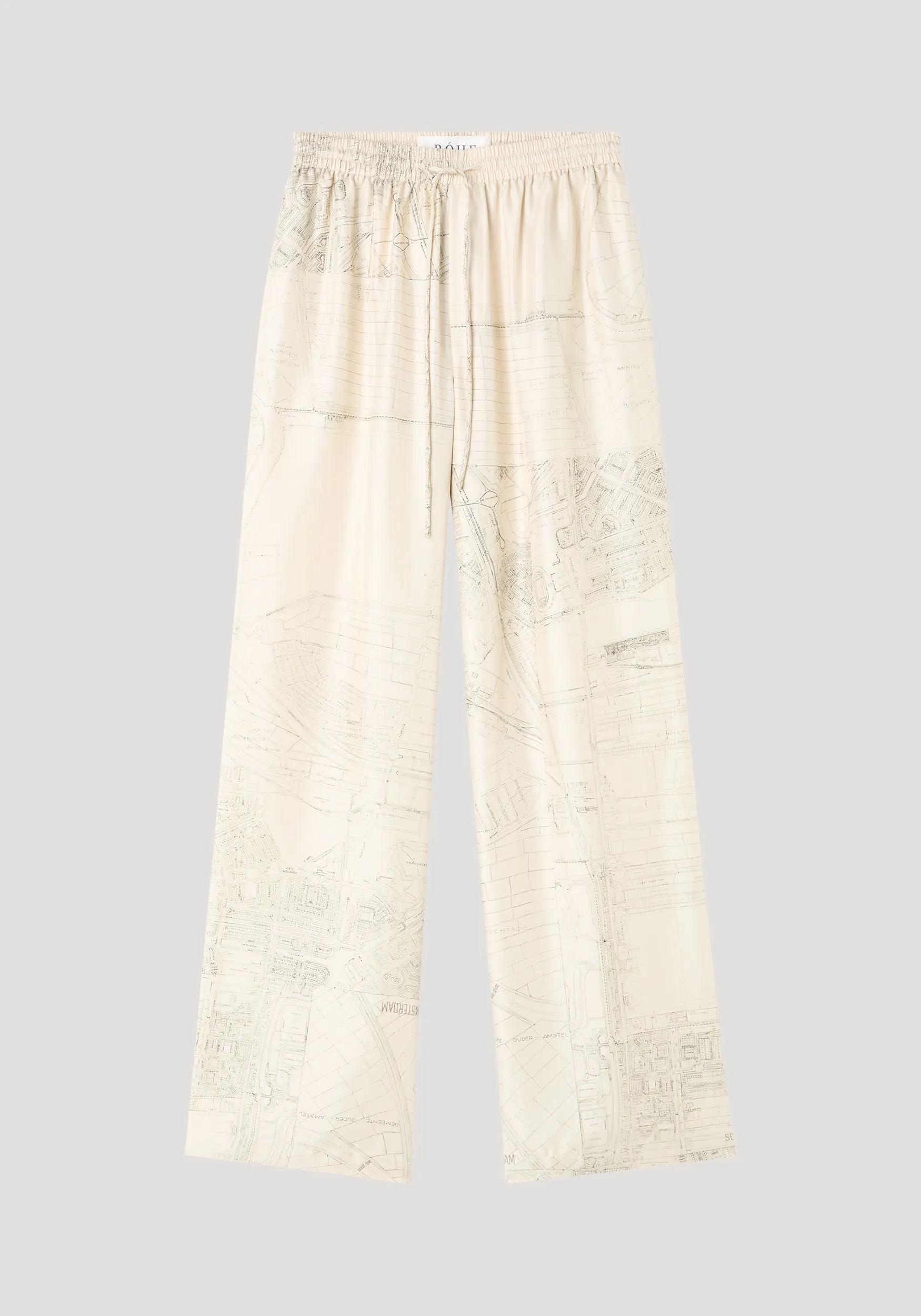 Wide leg silk trousers | Amsterdam sold by Rohe product image thumbnail 5