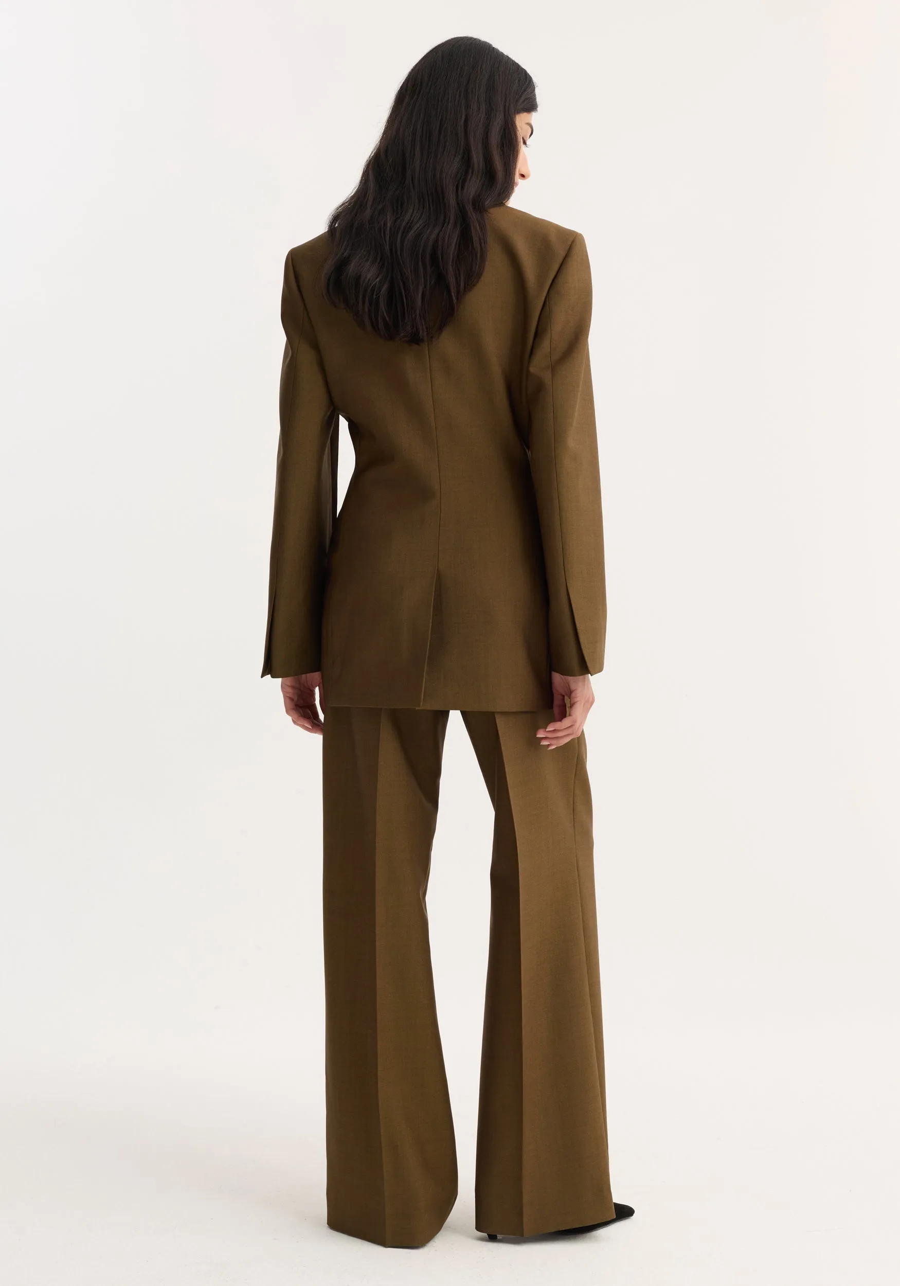 Hourglass blazer | golden brown sold by Rohe product image thumbnail 4